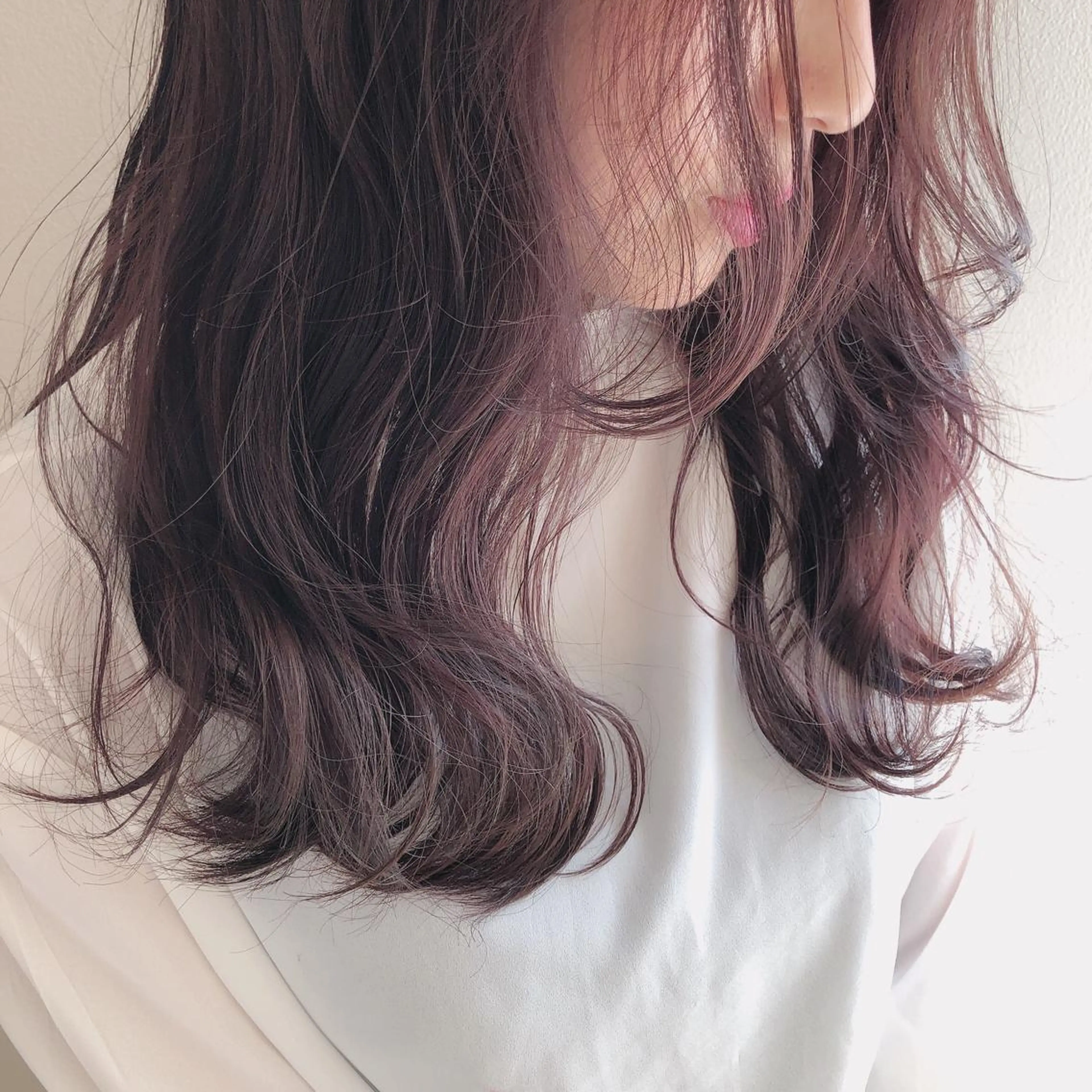 ロング カラー ヘアカラー トリートメント ヘッドスパ 盛れるレイヤーカット 得意🌹井上美沙のヘアスタイル