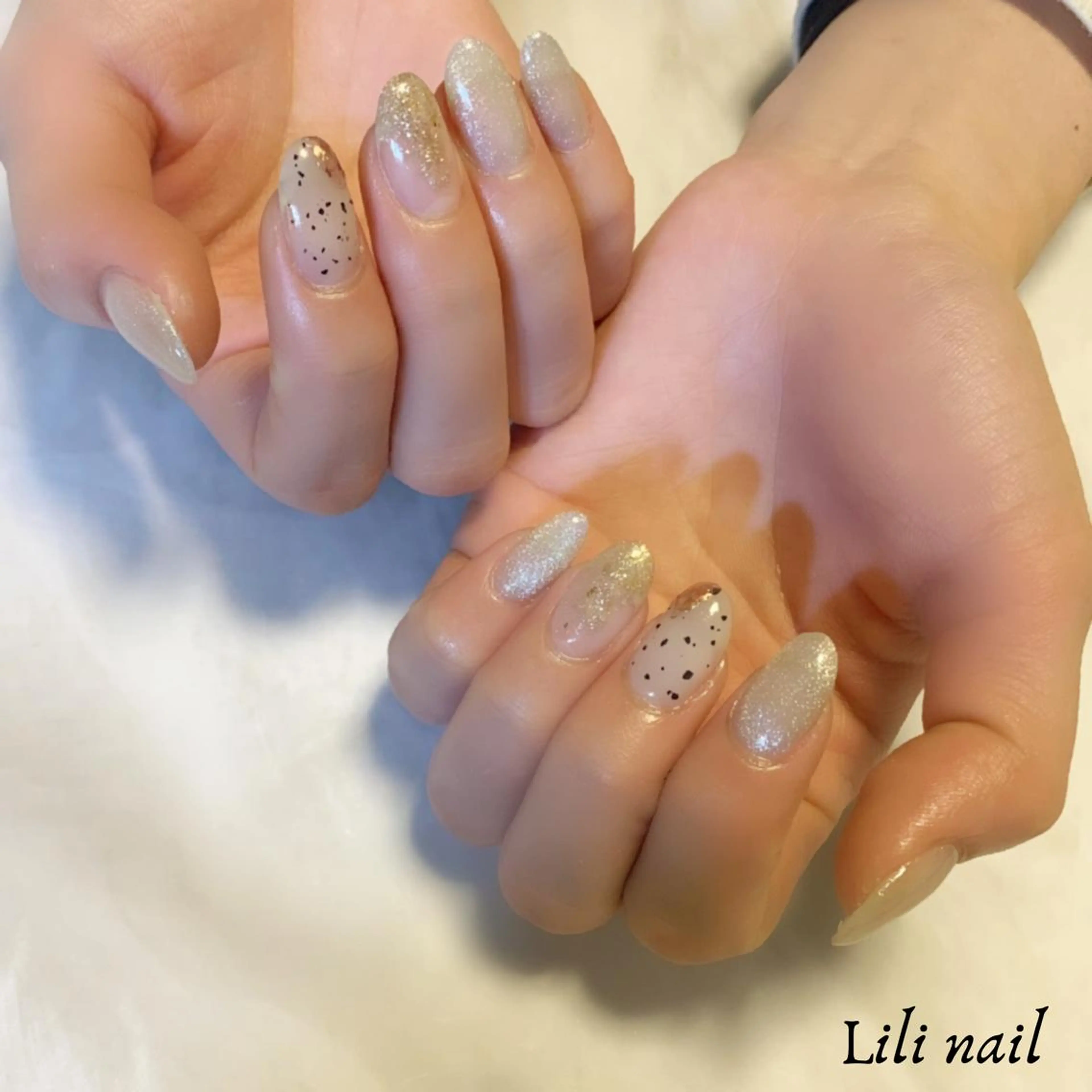 ネイル 長さ出し Lilibeauty salonのネイルデザイン