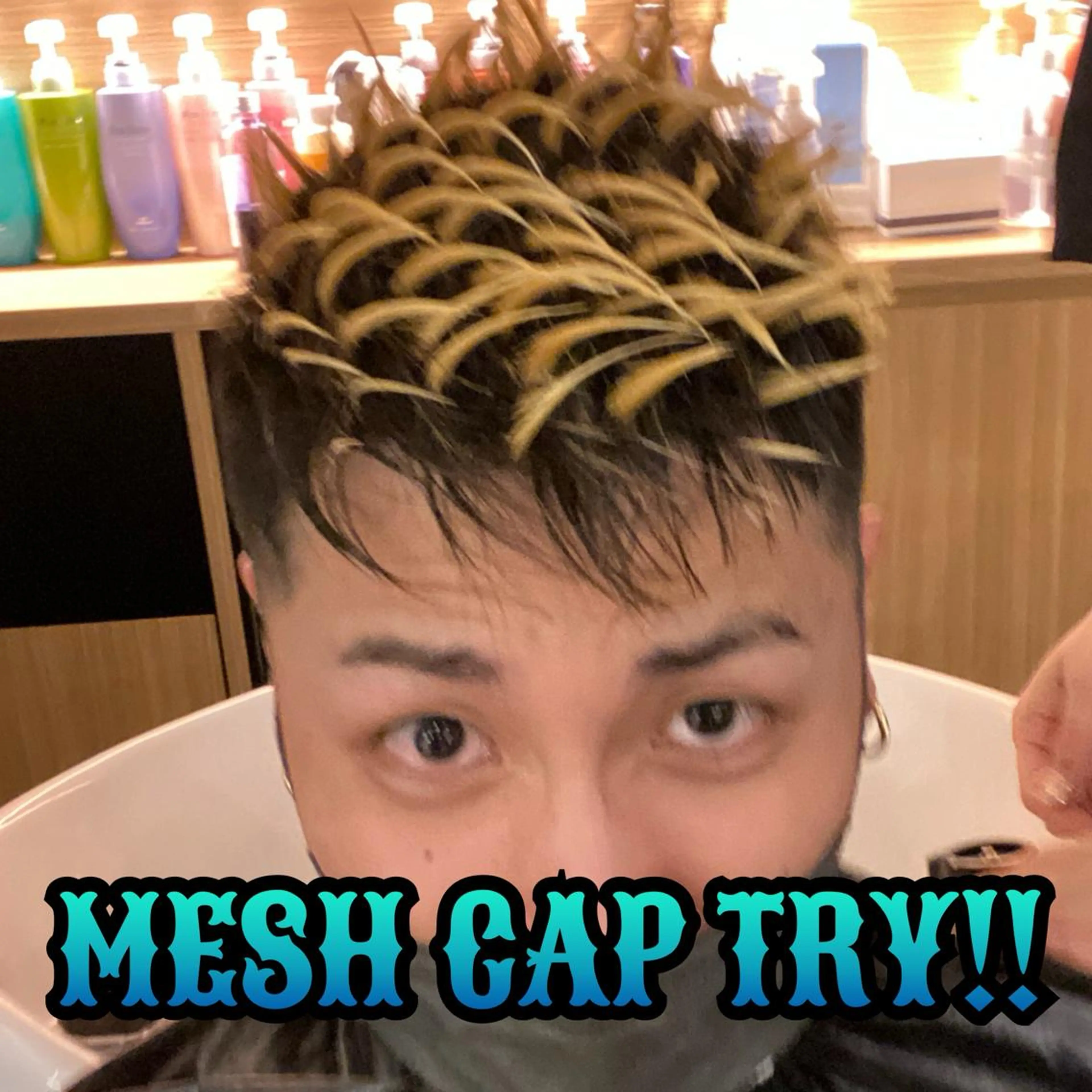 ショート カラー メンズ メンズメッシュ メッシュ unopulir 景山　凌のヘアスタイル