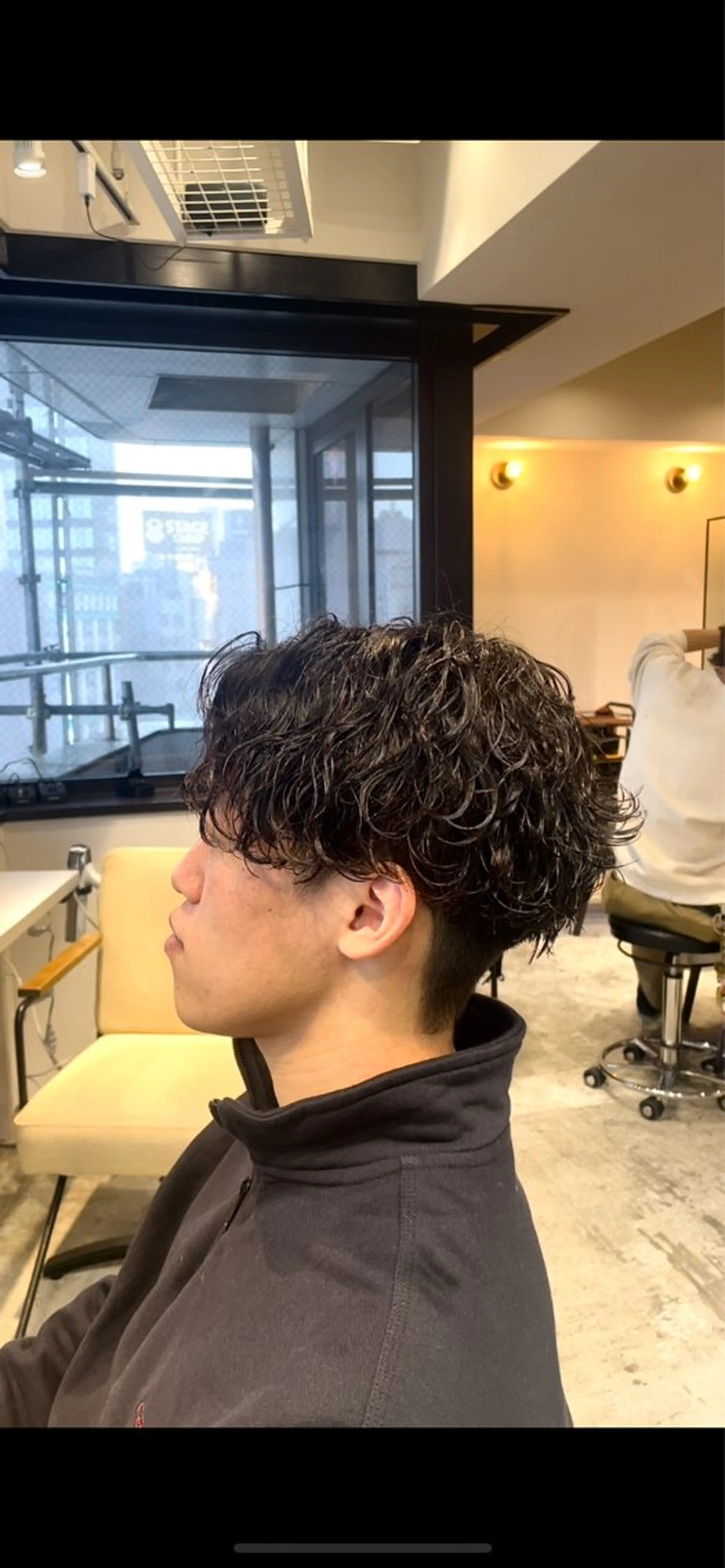 ショート メンズパーマ梅田 ・川副史晶のヘアスタイル