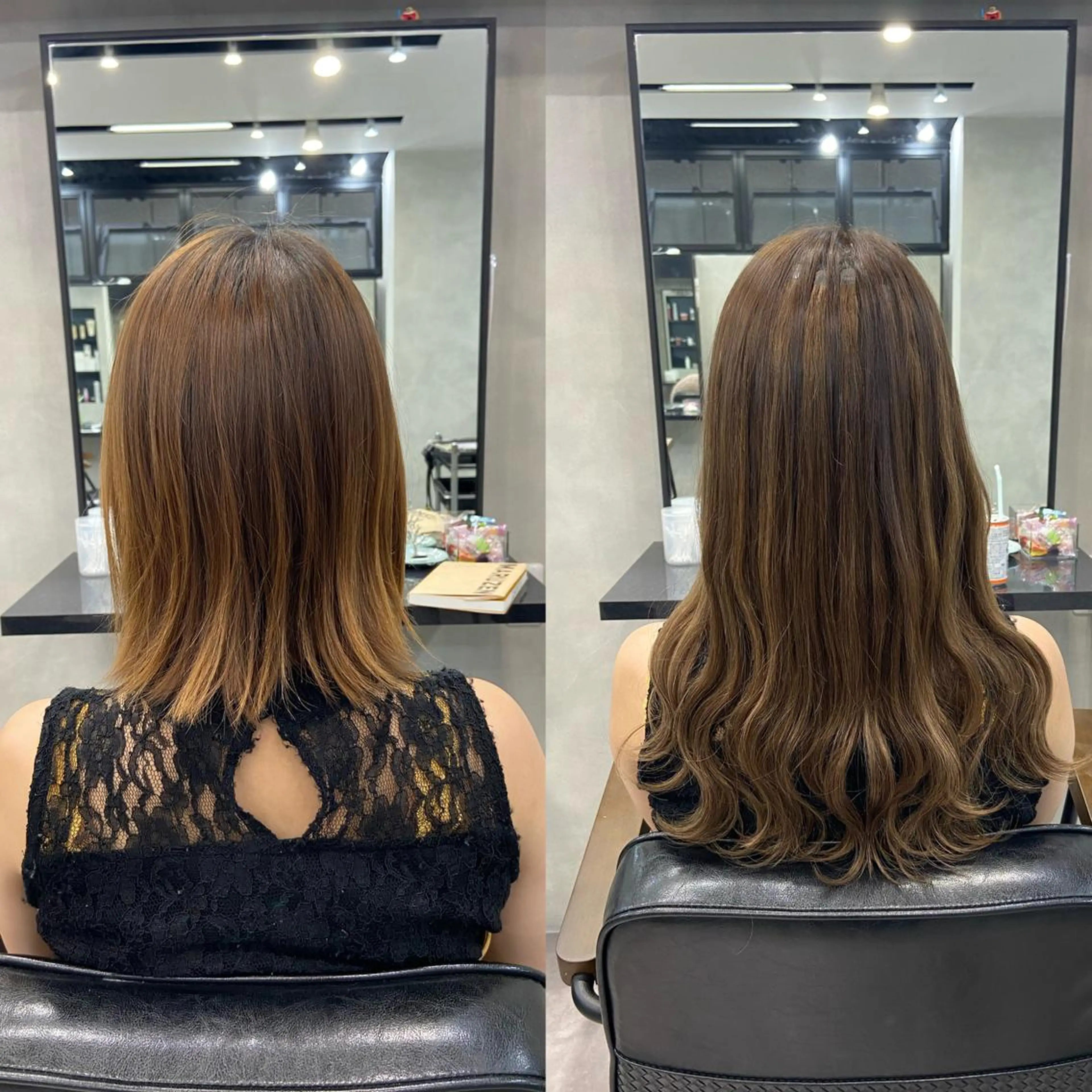 セミロング カラー ヘアアレンジ ar+ ❤︎ maiのヘアスタイル