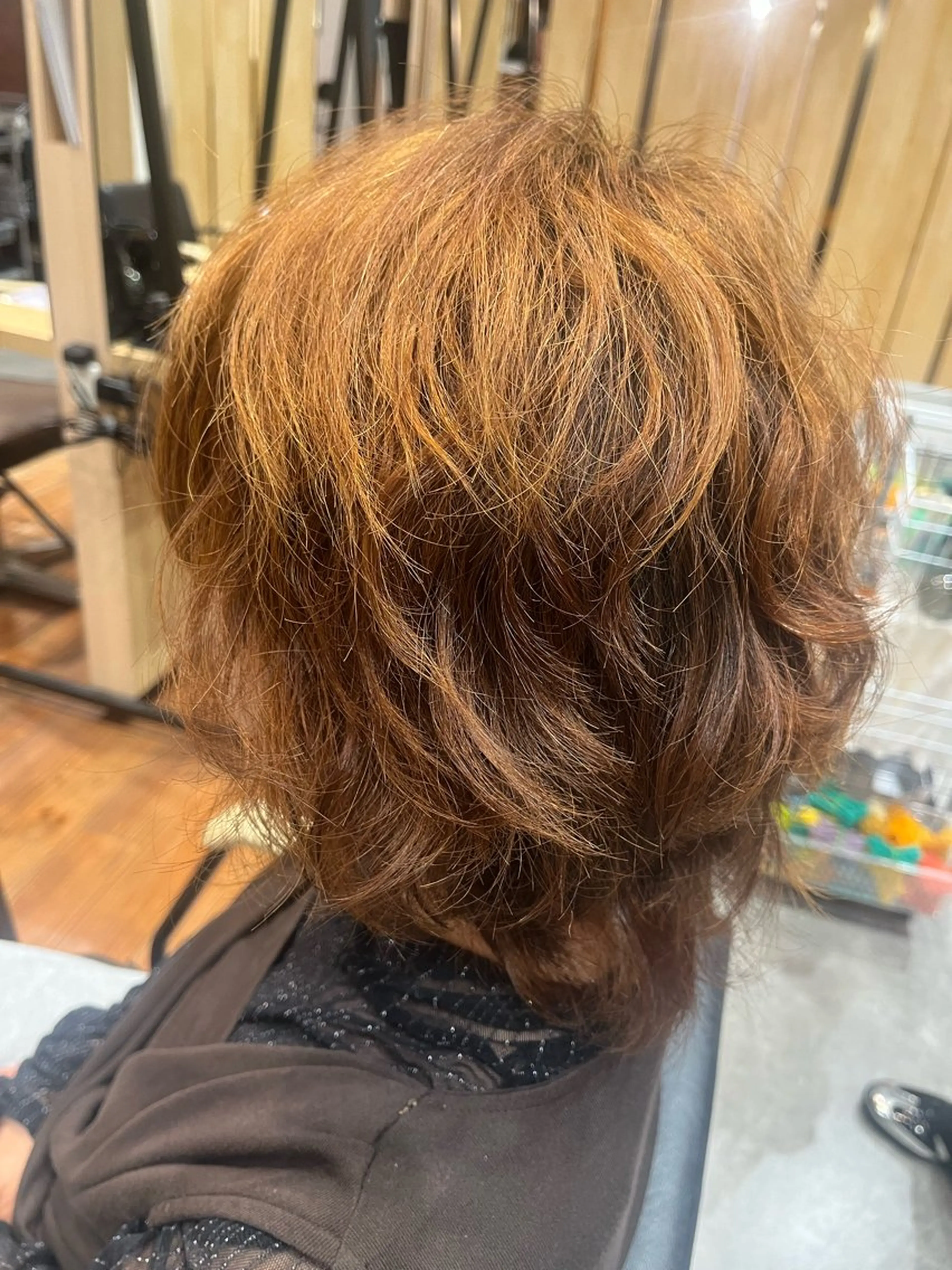 ミディアム パーマ パーマ 岩田 舞美のヘアスタイル