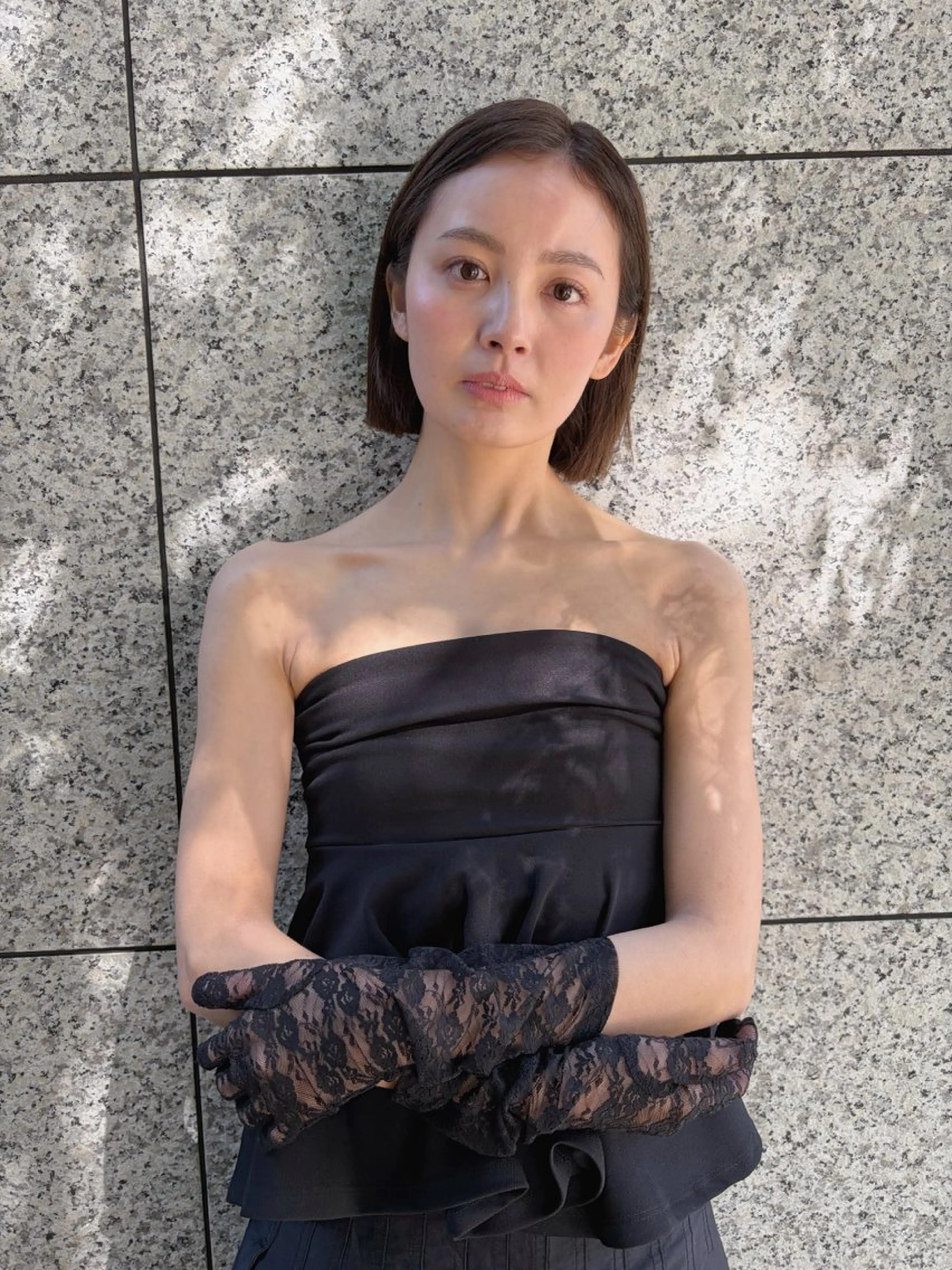 ミディアム カラー カット ヘアカラー トリートメント 砂原 ひよりのヘアスタイル