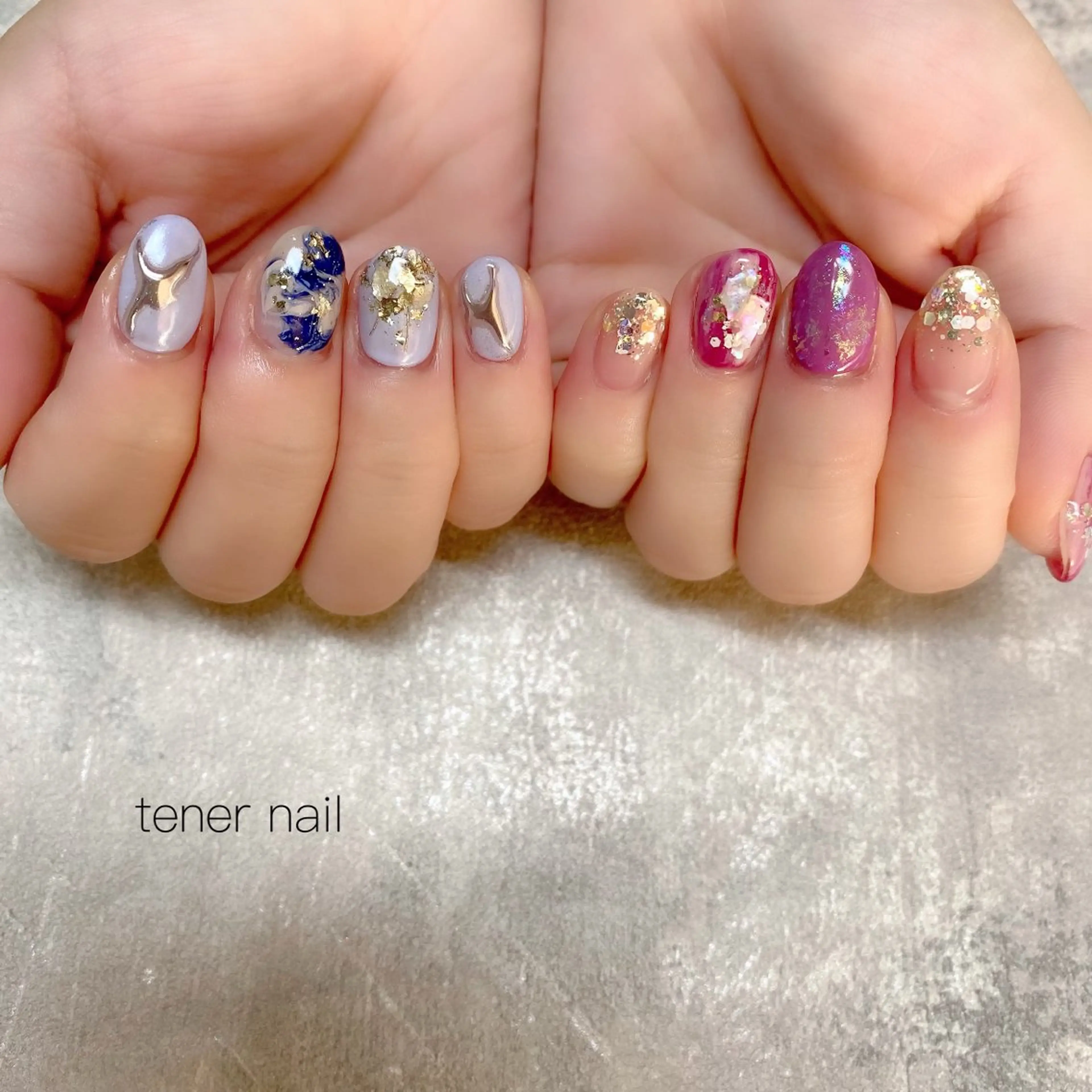 ネイル ニュアンスネイル テネルネイル tener nailのネイルデザイン