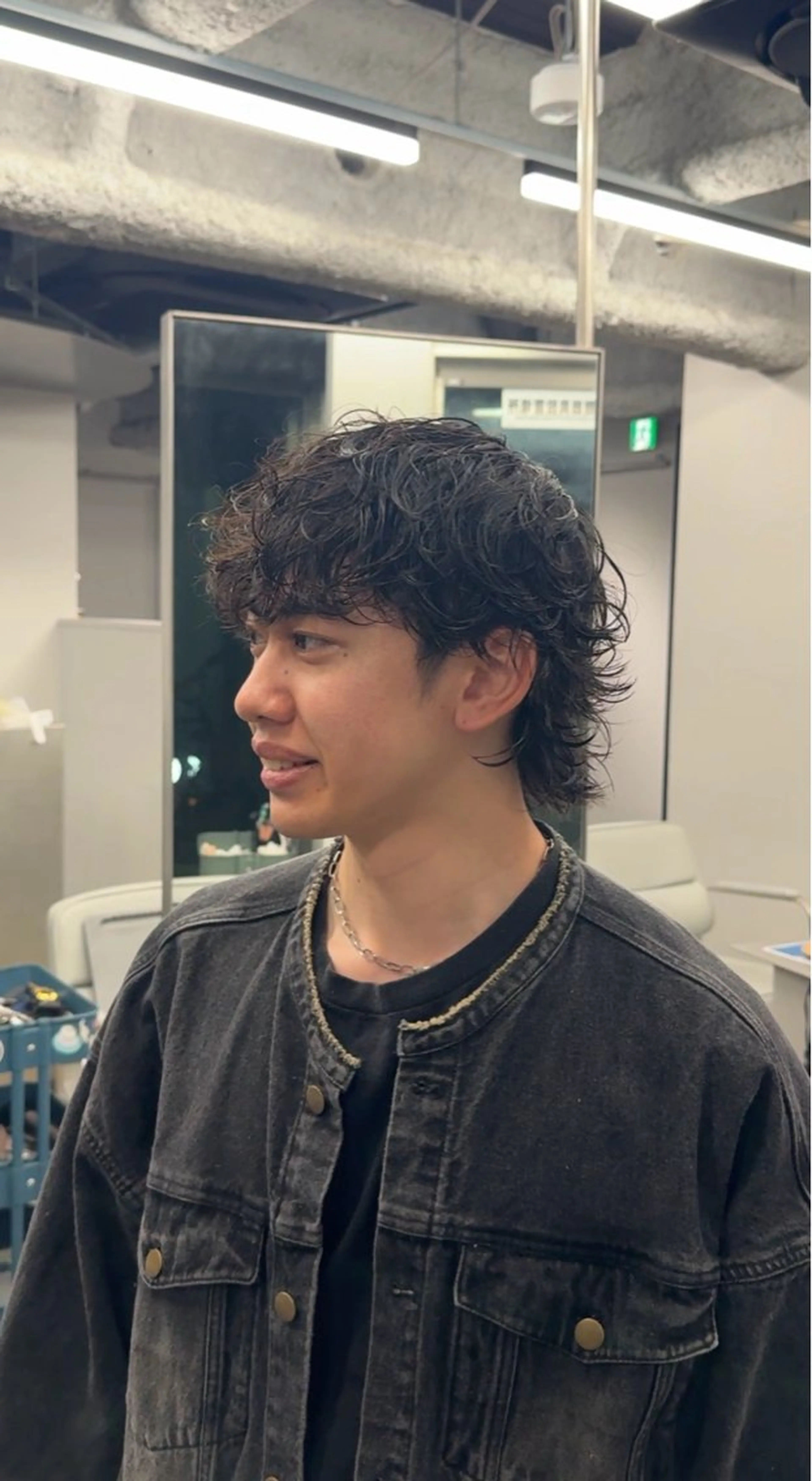 ショート パーマ メンズ メンズパーマ シャドーパーマ カット パーマ 博多メンズパーマ特化 ベップハルキのヘアスタイル