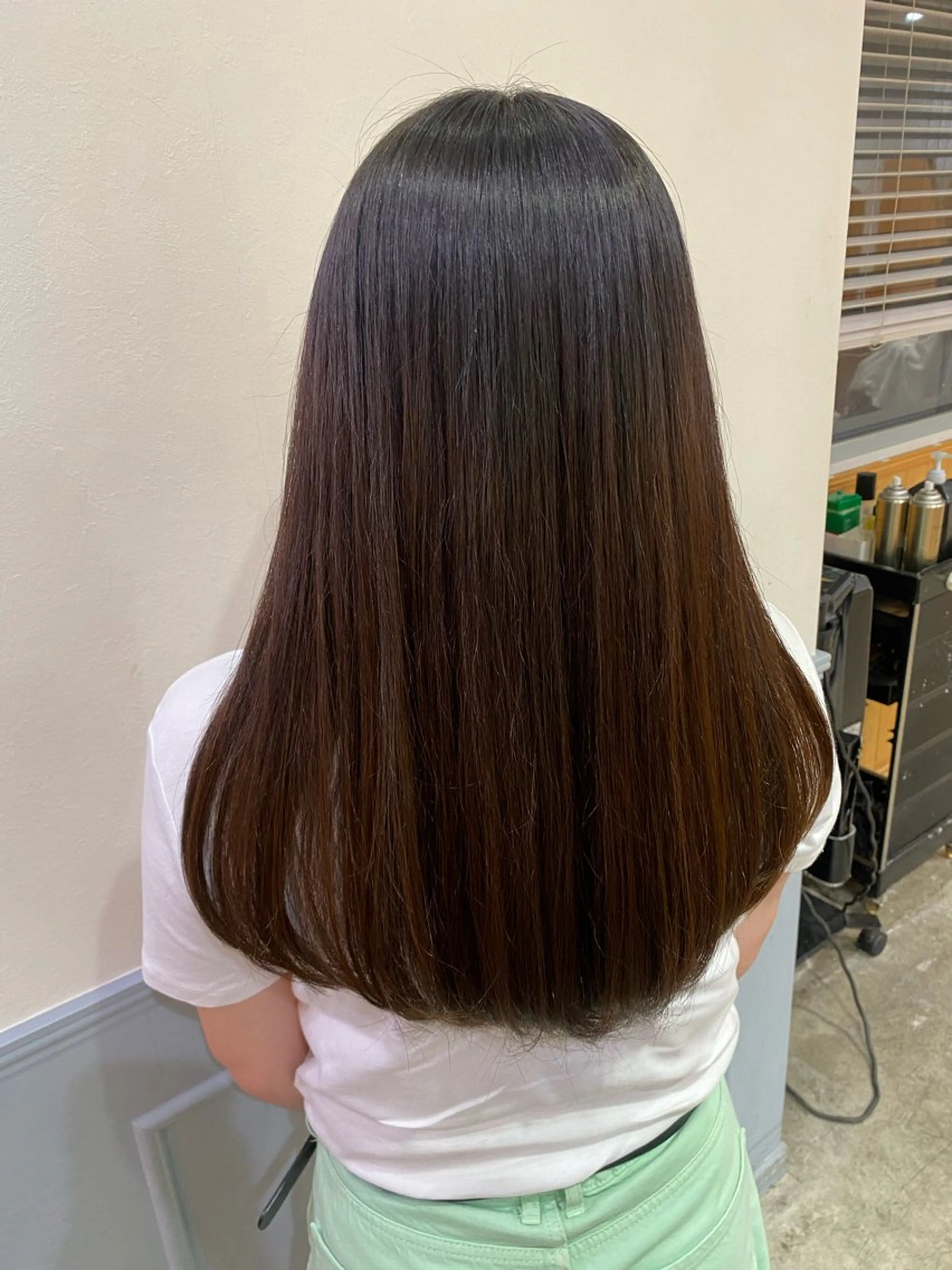 ロング 髪質改善 縮毛矯正 トリートメント カット 縮毛矯正 トリートメント GINZARay2 風本朱里🐥のヘアスタイル