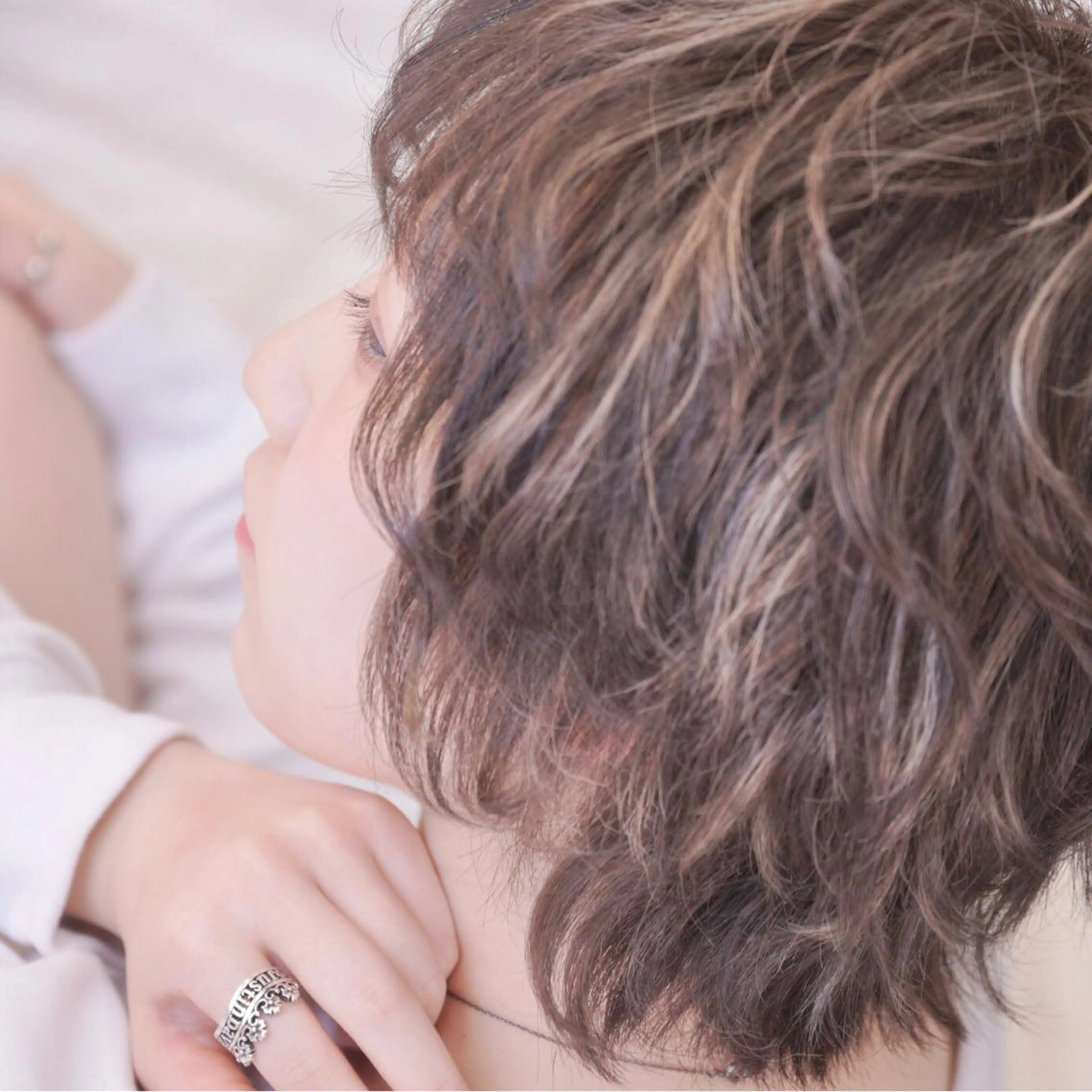 ショート カラー ヘアアレンジ これた🧸ヘアメ職人 ♡髪質改善♡カラーのヘアスタイル