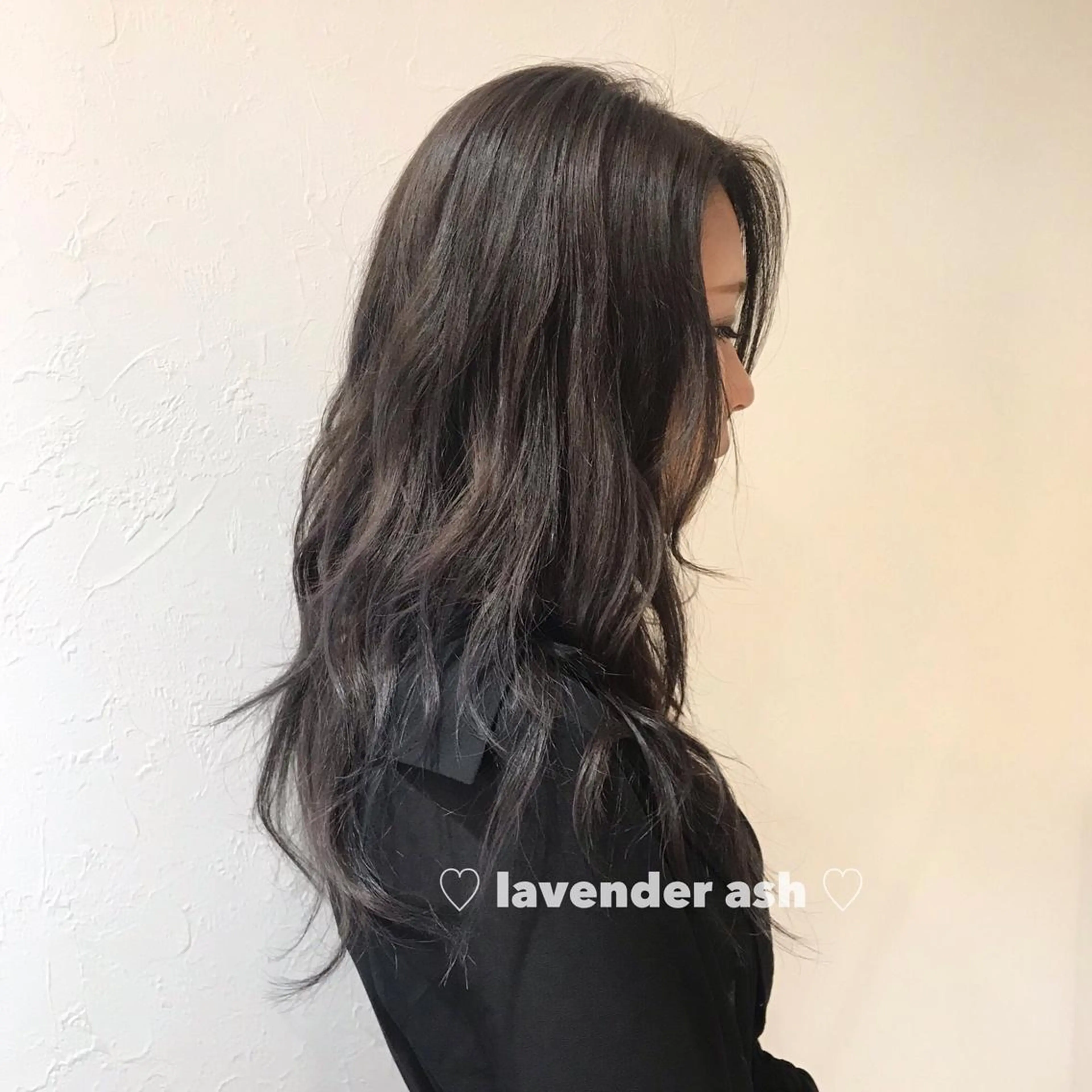 セミロング ブリーチなしカラー ダブルカラーエクステのヘアスタイル