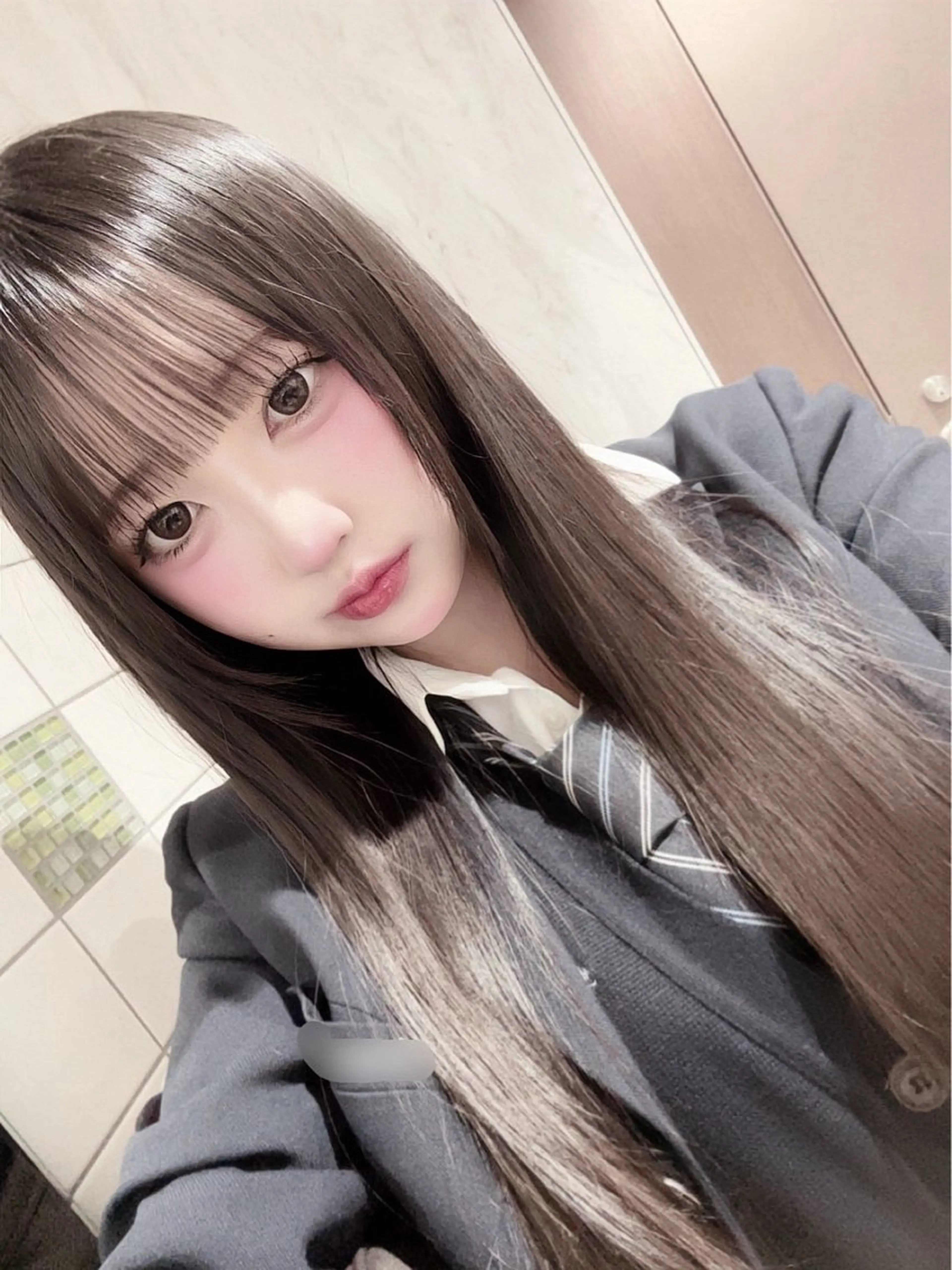 ロング 髪質改善 縮毛矯正 縮毛矯正 🥇KEN /レイヤー/カラーのヘアスタイル