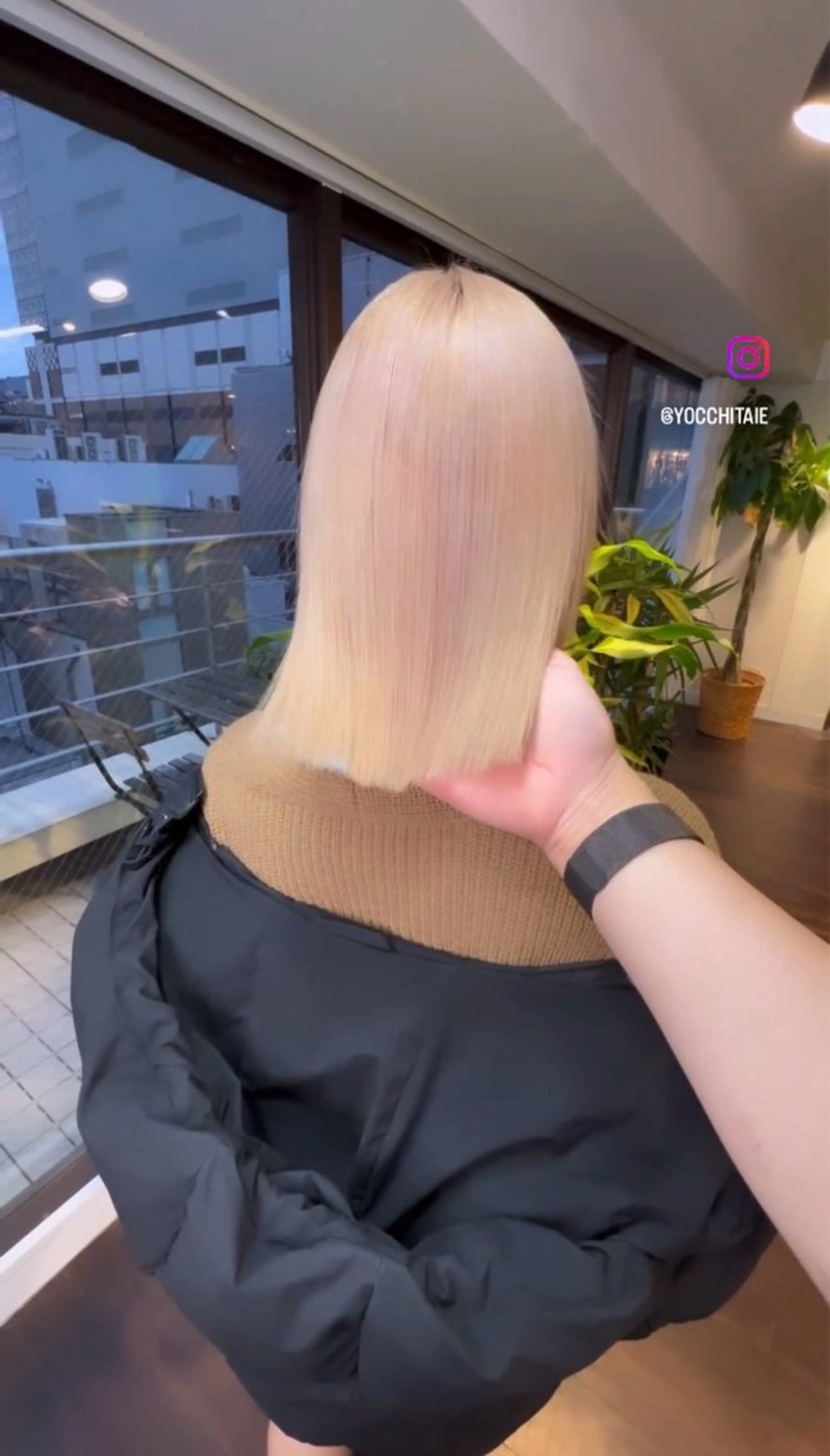 ミディアム カラー 🧡梅田ハイトーン カラー🧡runaのヘアスタイル