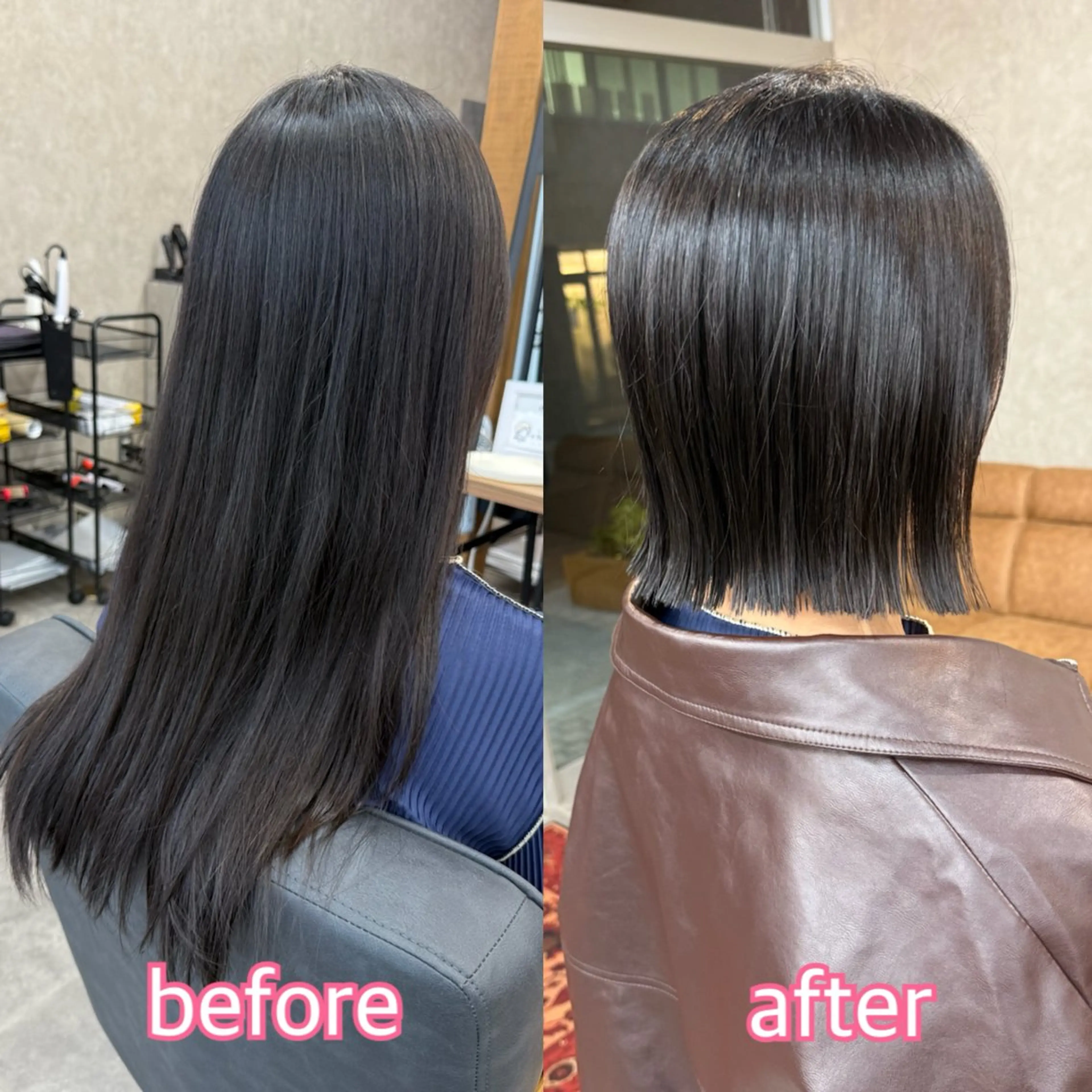 ミディアム ボブ カット トリートメント 似合わせボブ🎀🫧 千葉 優希のヘアスタイル