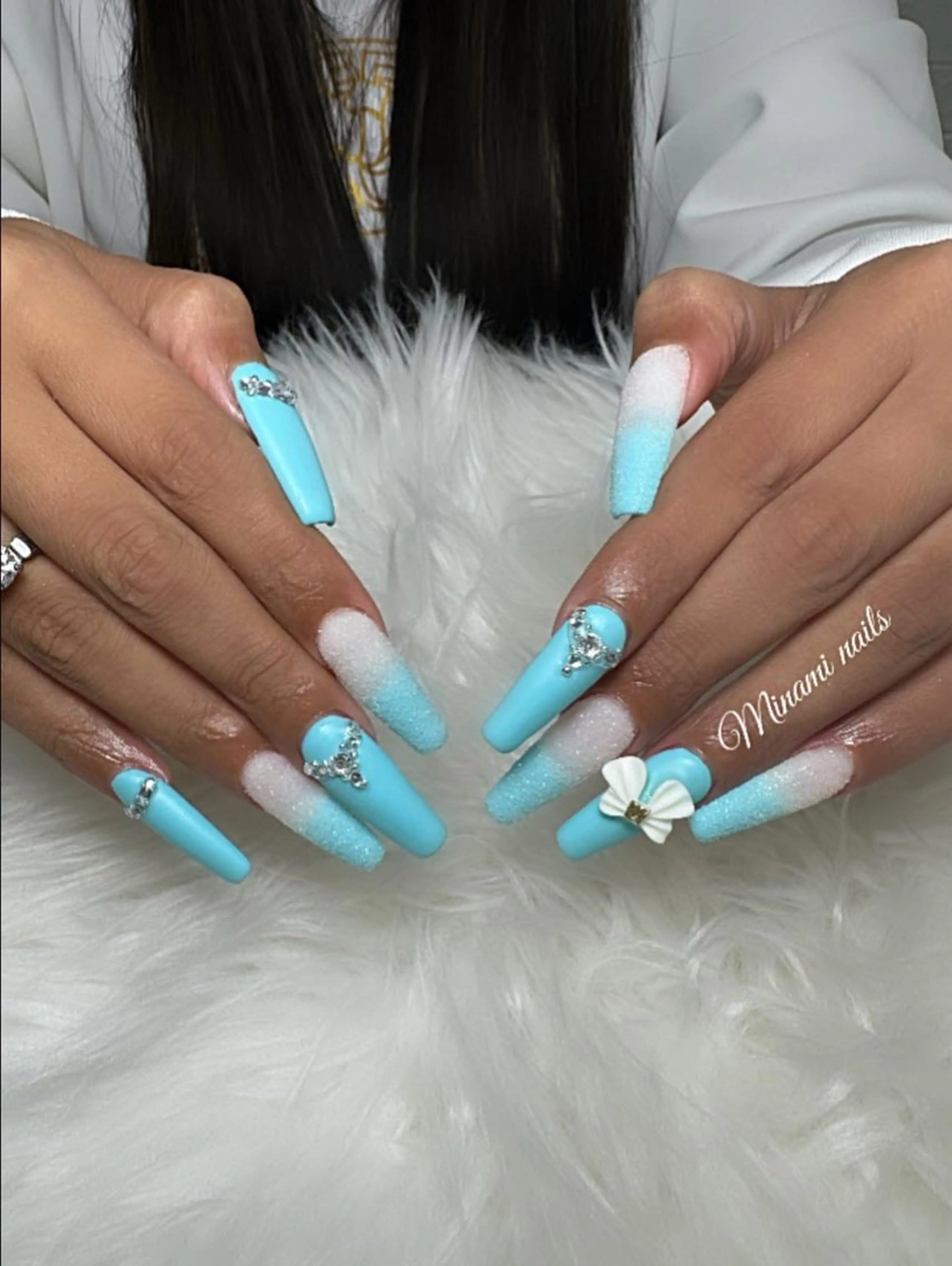 ネイル 長さ出し Minami Nailsのネイルデザイン