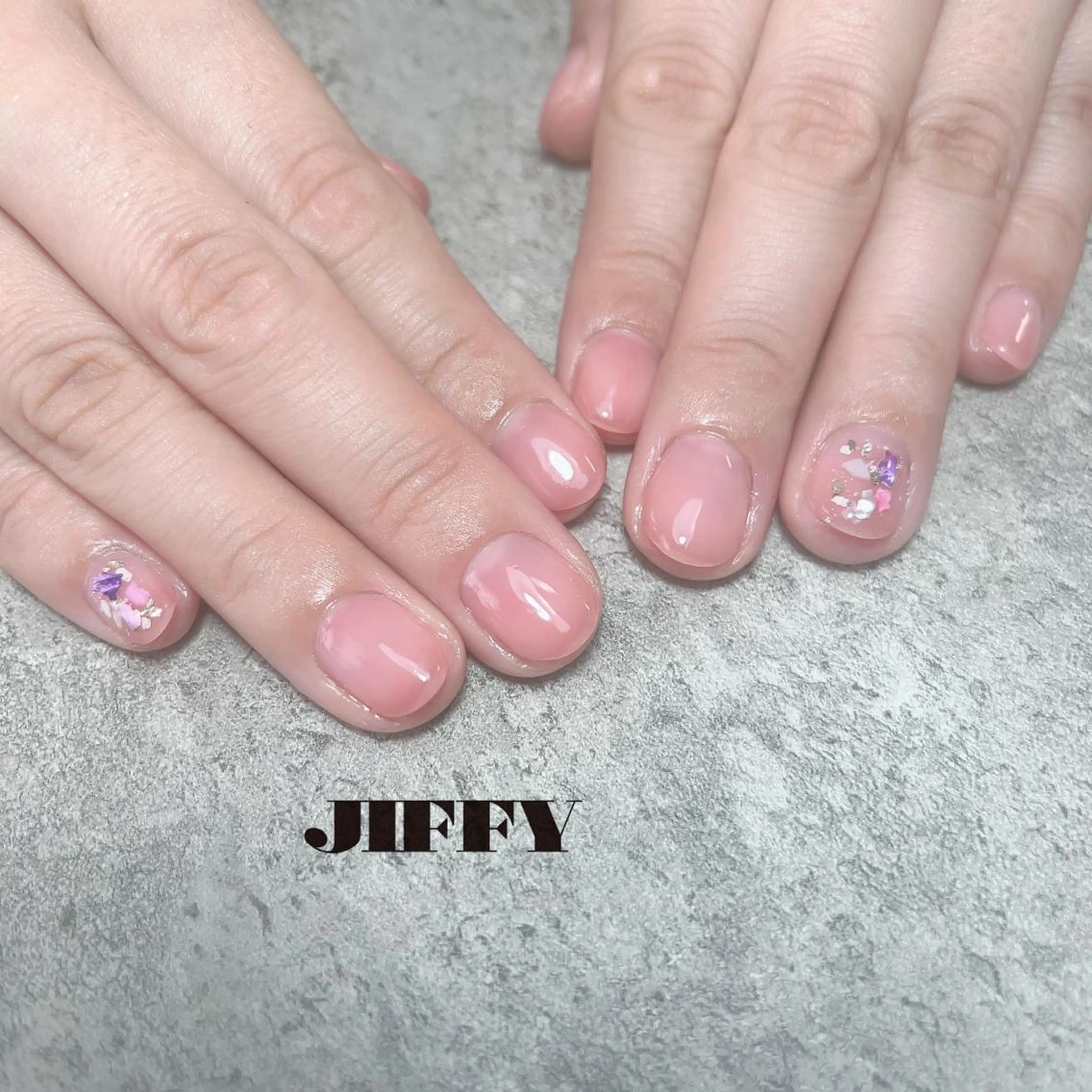 ネイル シンプルネイル JIFFY nailstudioのネイルデザイン