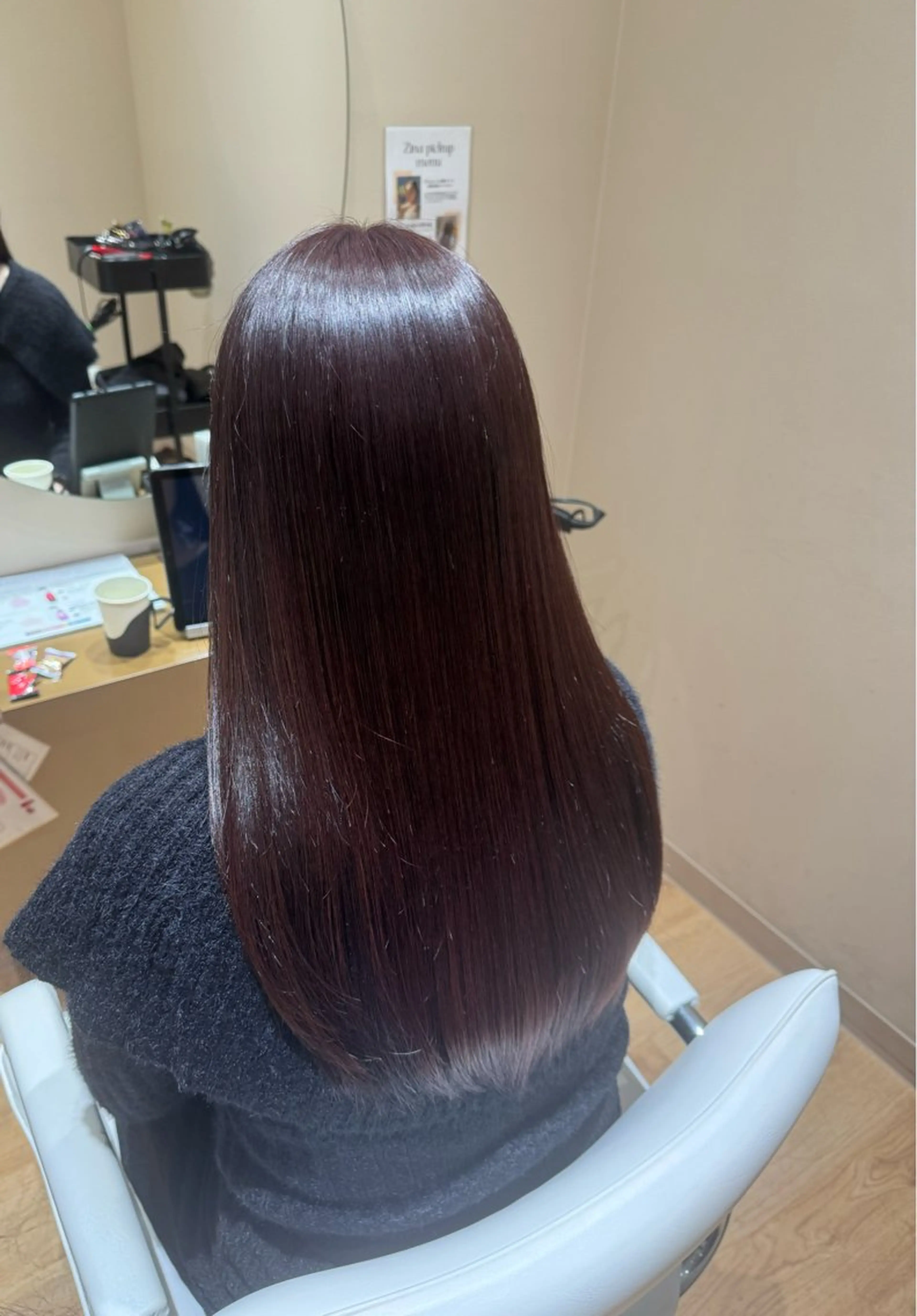 ロング カット ヘアカラー 黒島優香🦋 /縮毛矯正/髪質改善のヘアスタイル