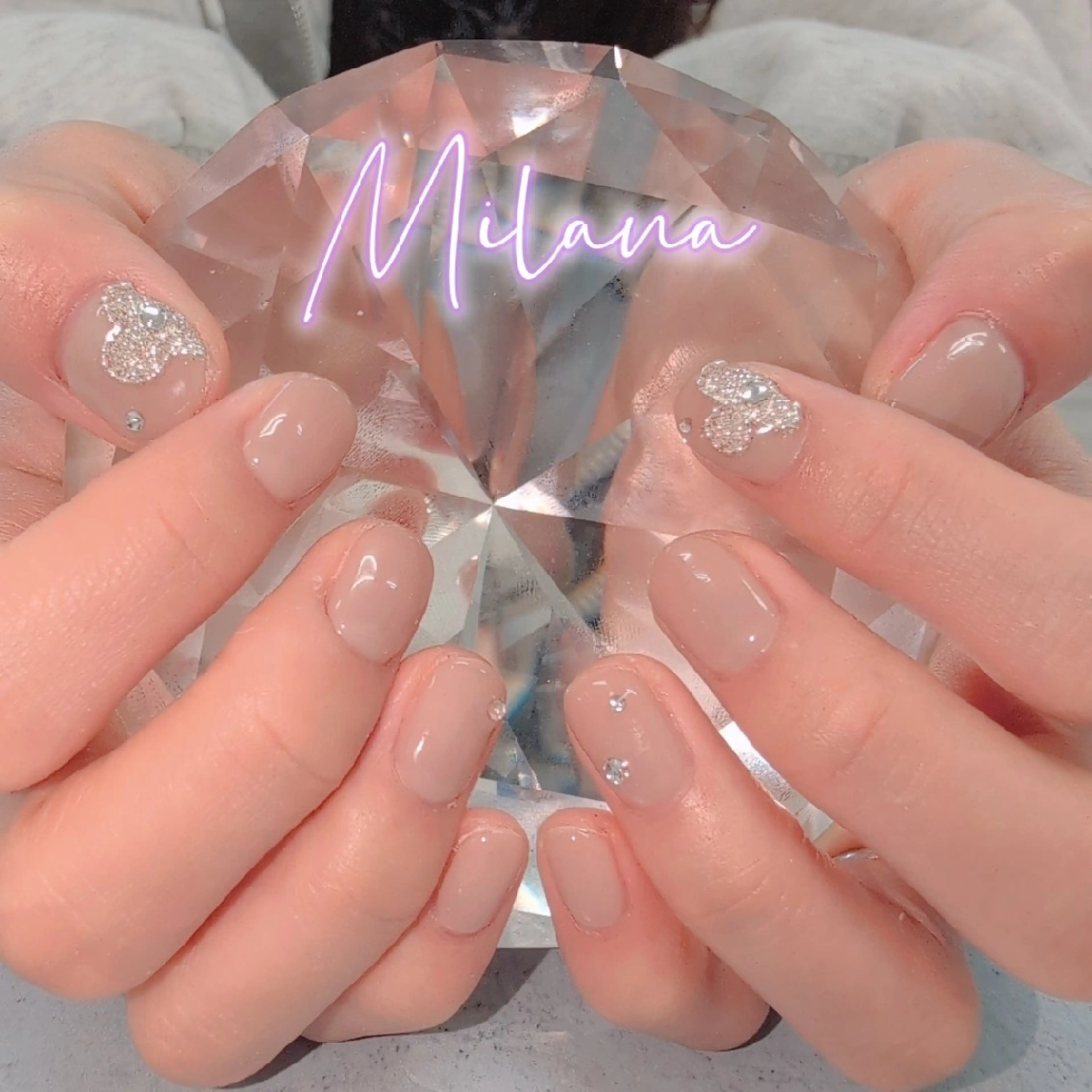 ネイル ワンカラーネイル ハンドネイル Milana 川瀬のネイルデザイン