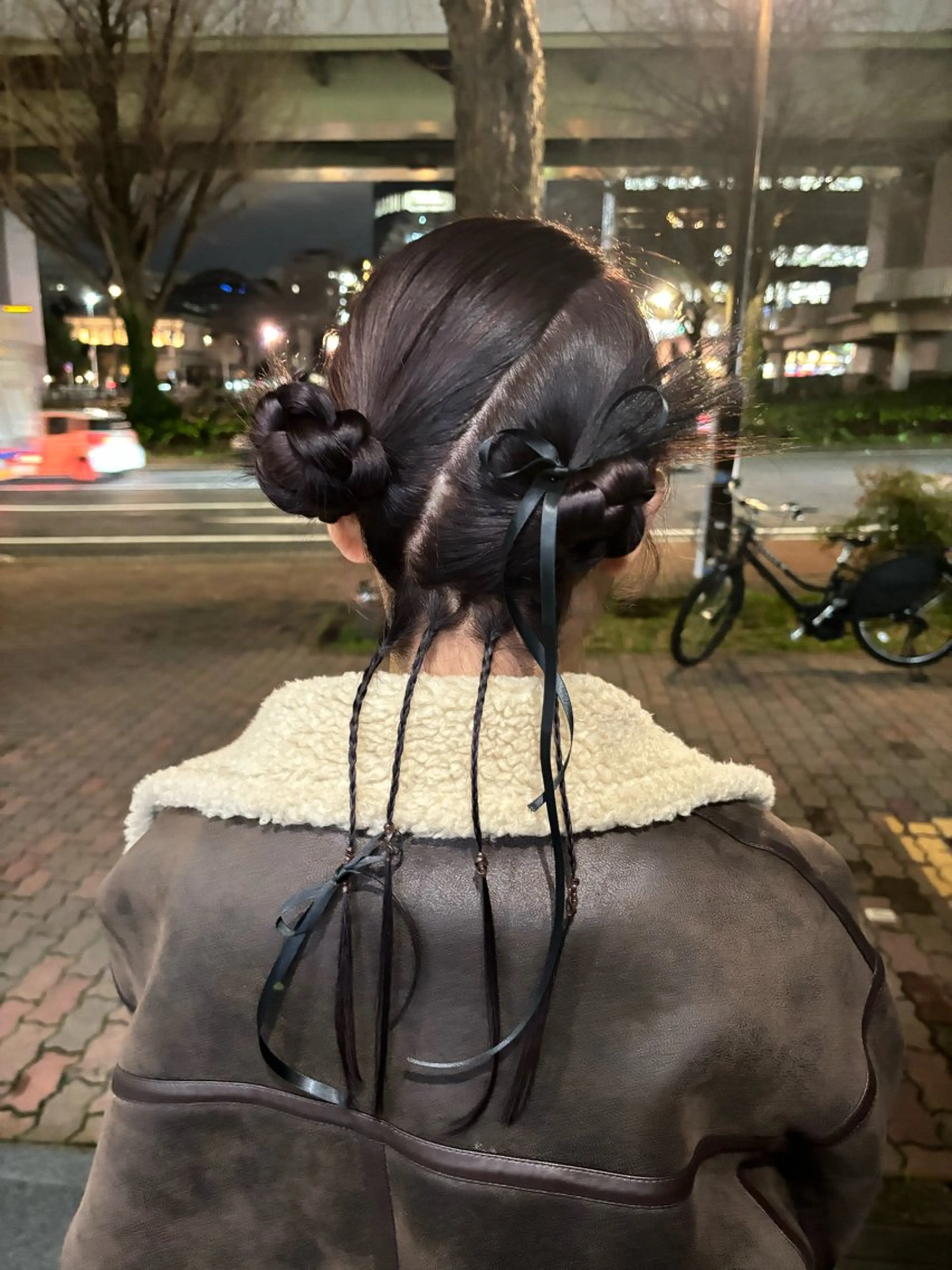 カラー ヘアアレンジ 💫miyu💫デザ インカラー/アレンジのヘアスタイル