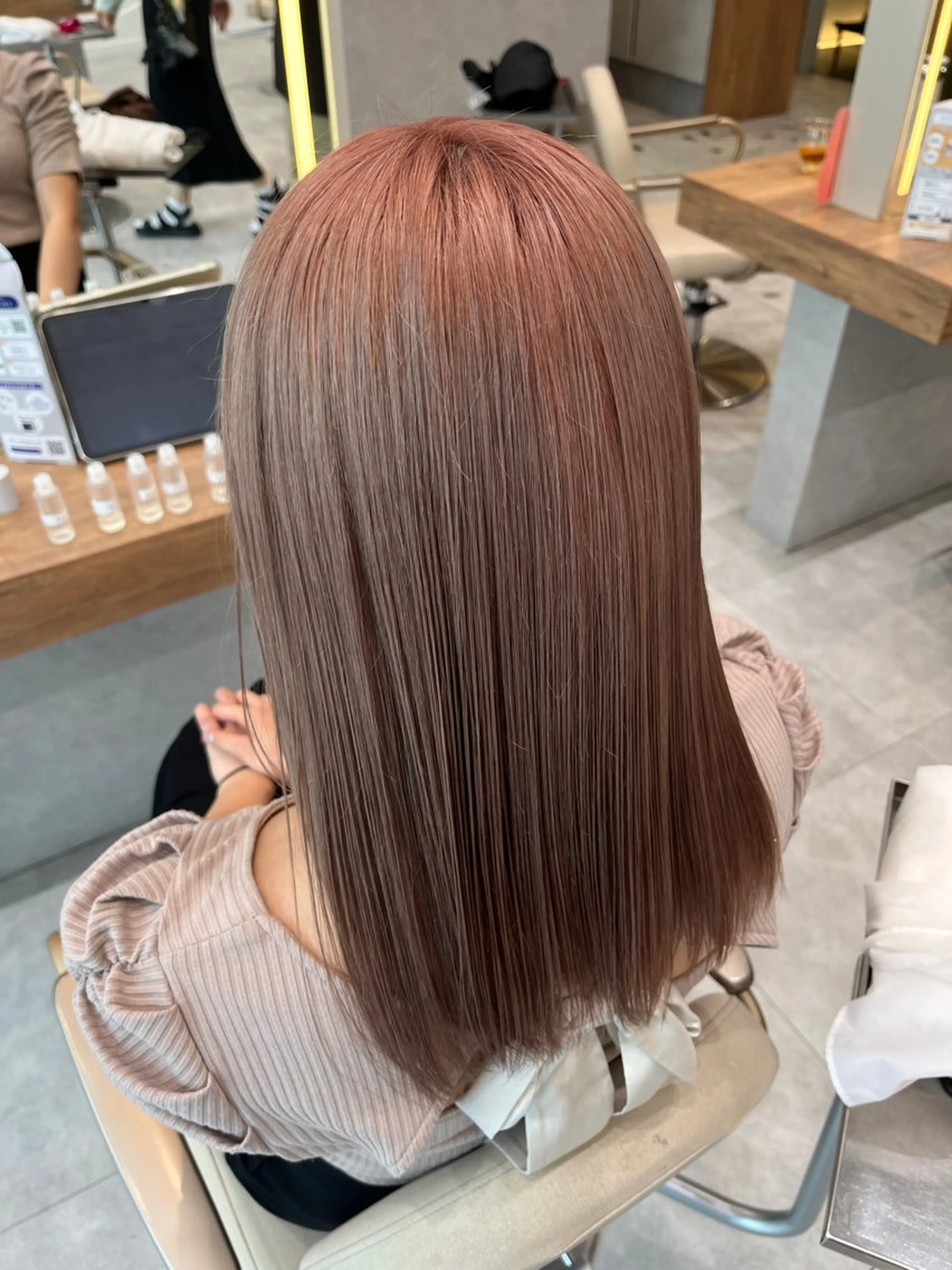 セミロング トリートメント ヘッドスパ 永井 龍空のヘアスタイル