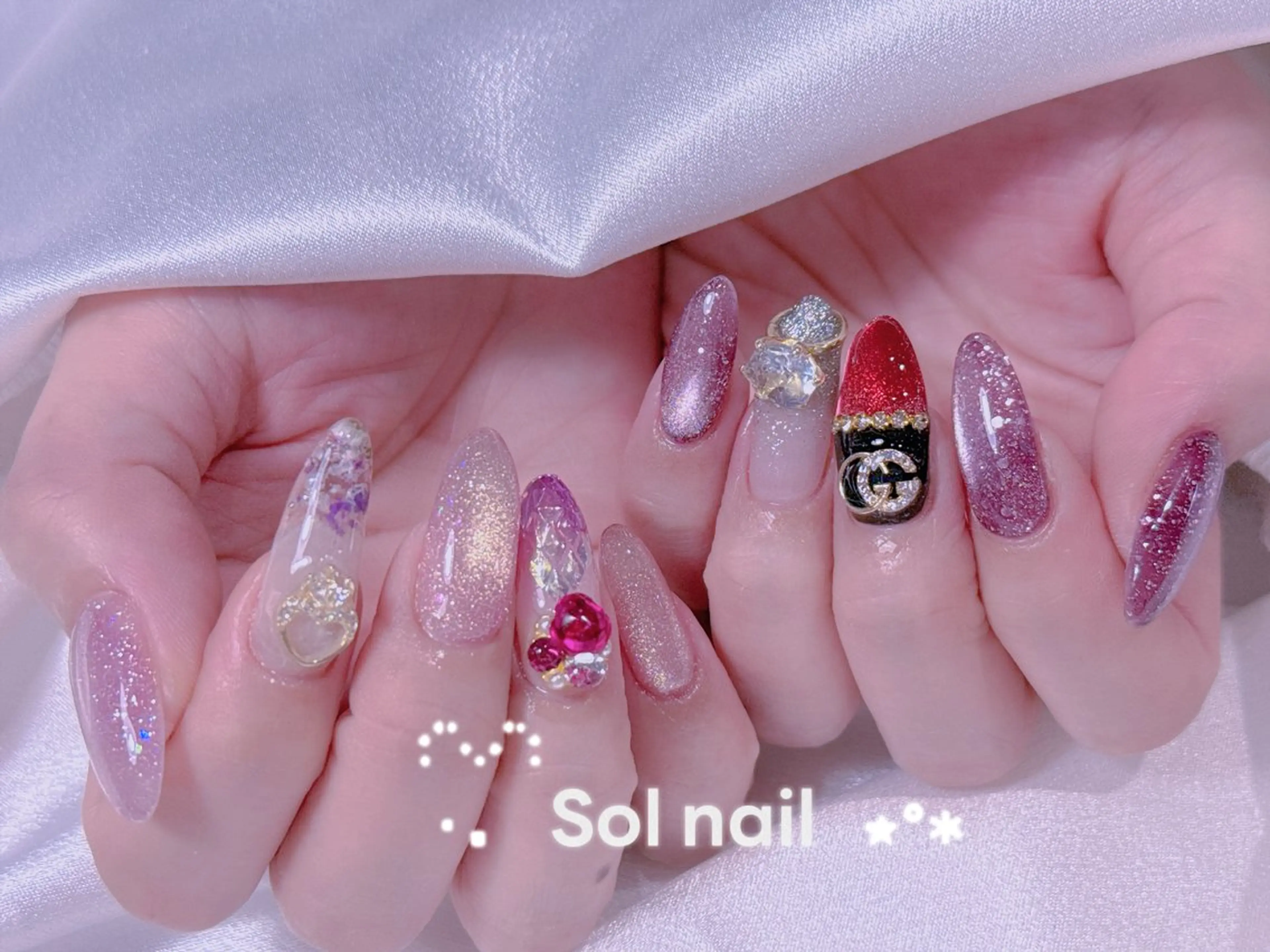 ネイル ハンドネイル 長さだし専門店 M2　rikaのネイルデザイン