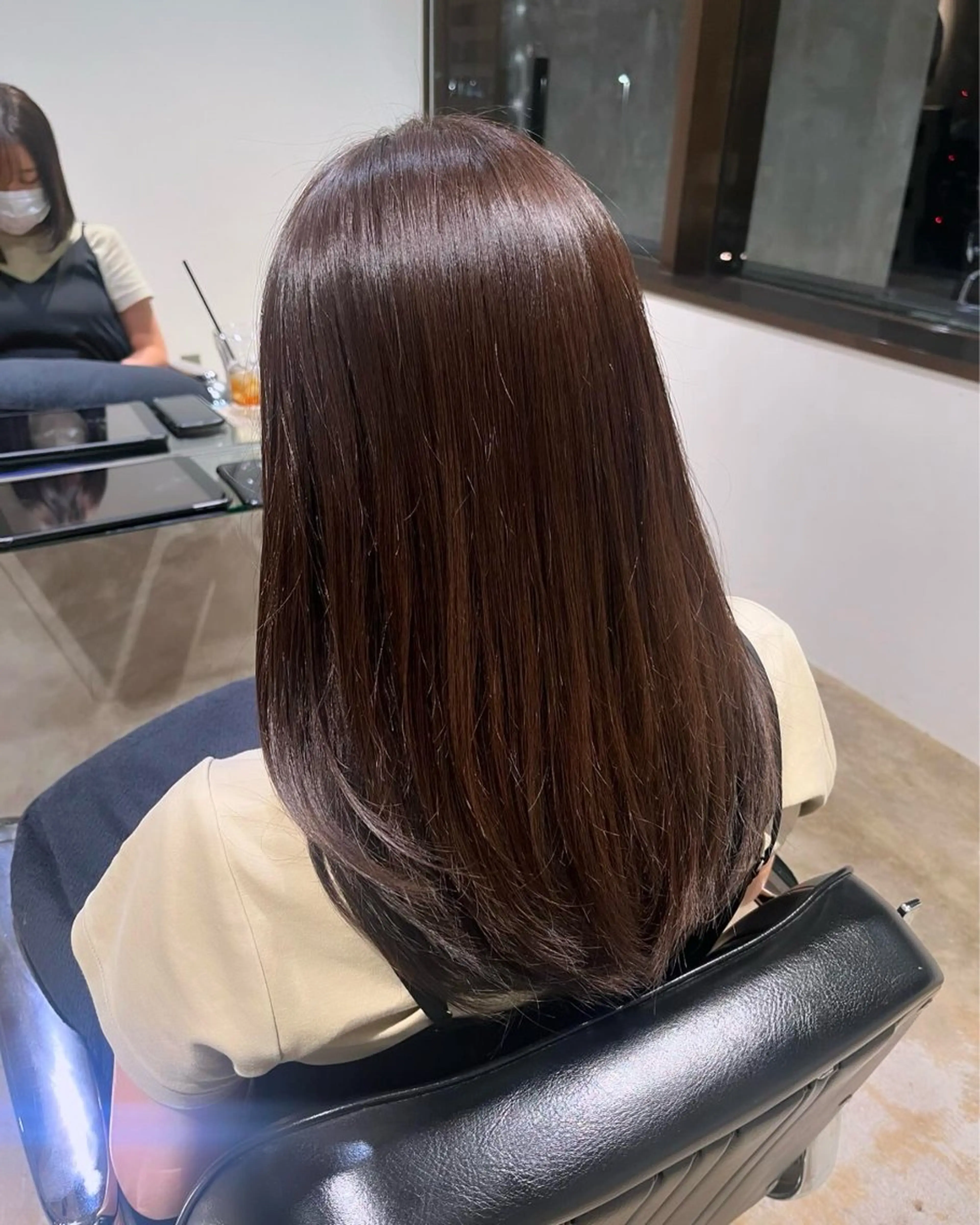 ロング カラー 長野 美沙のヘアスタイル