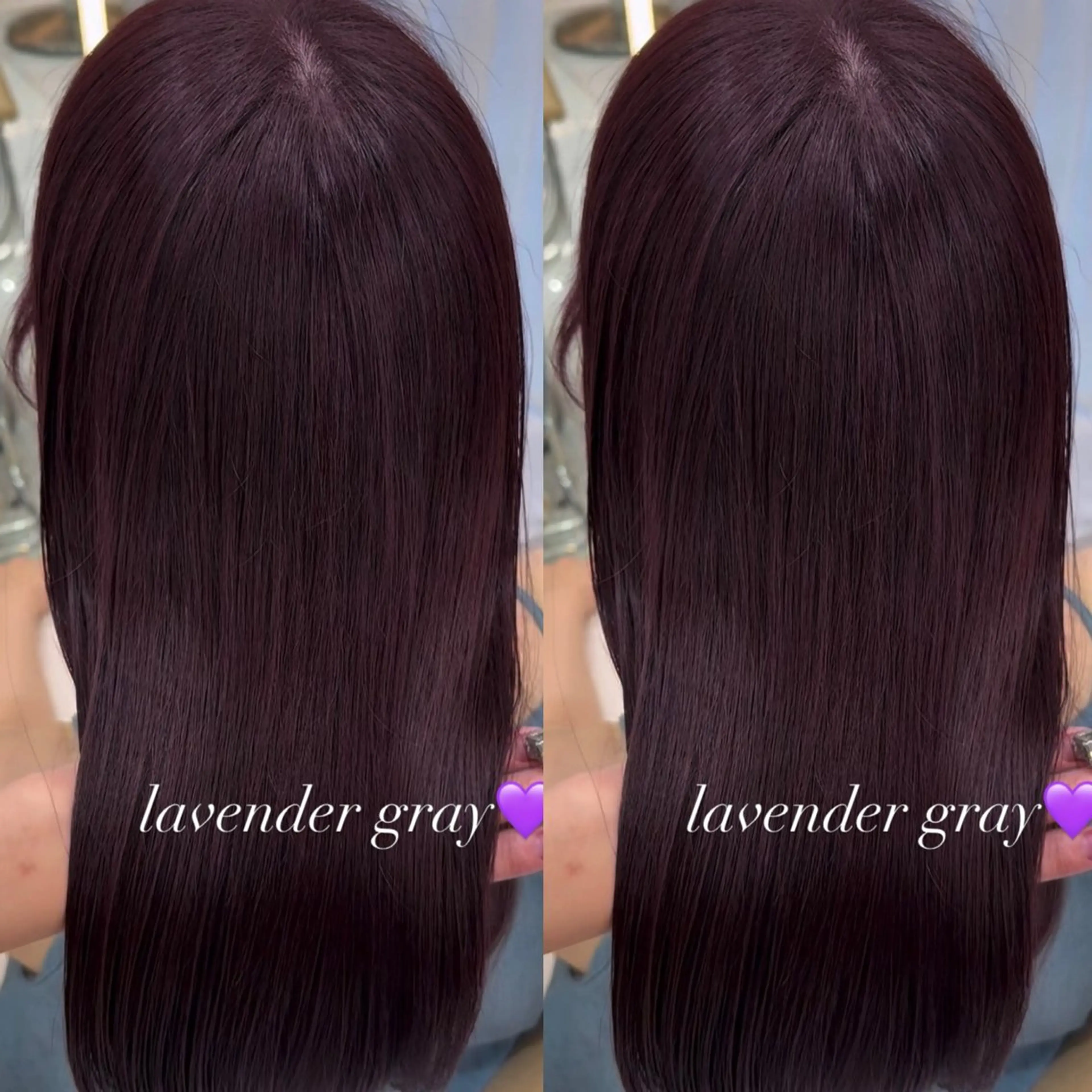 ロング カラー レイヤー/ブリなしW 美玖のヘアスタイル