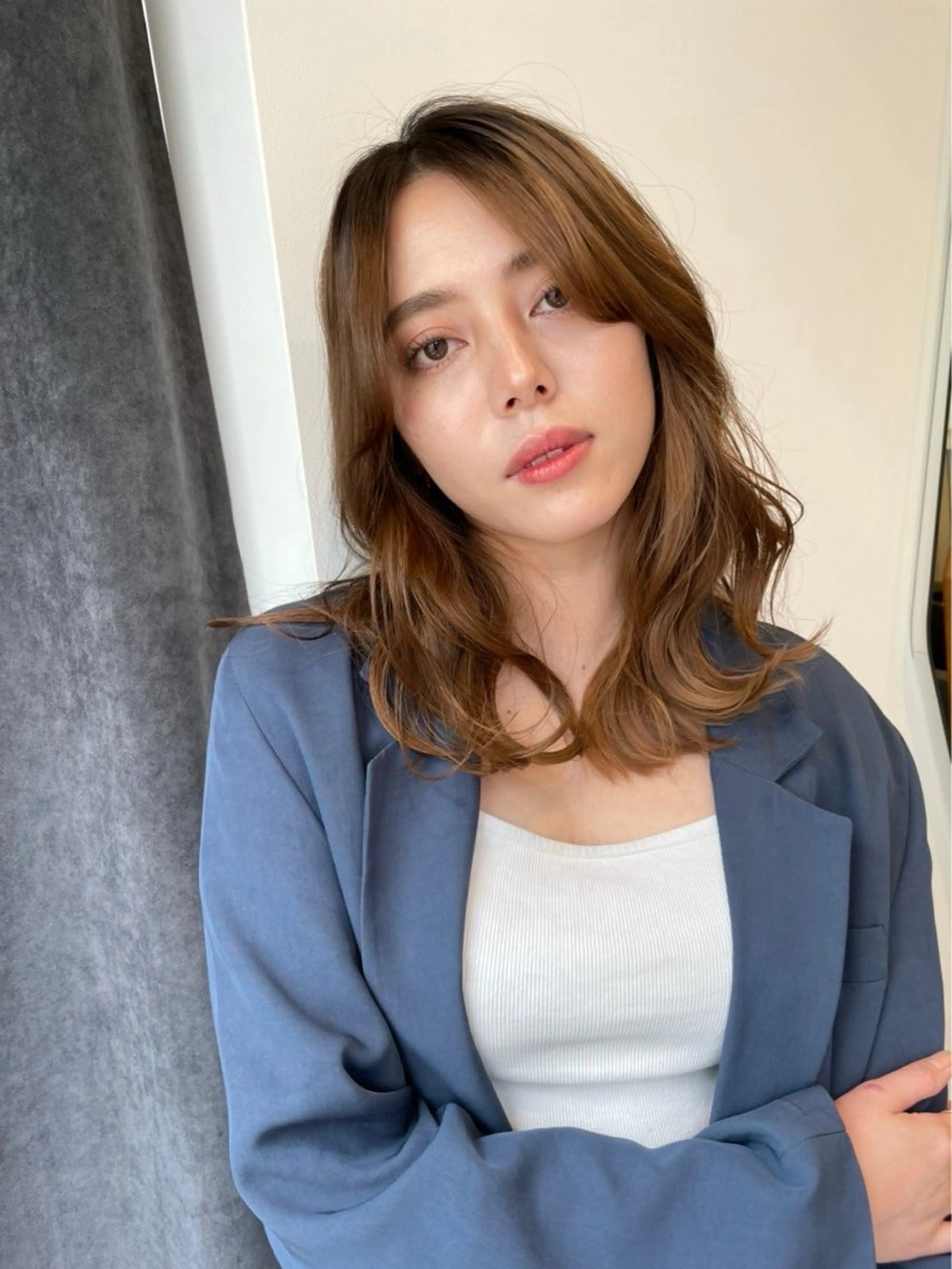 ミディアム パーマ ✨モデルさん募集中✨ サギヤタクミのヘアスタイル