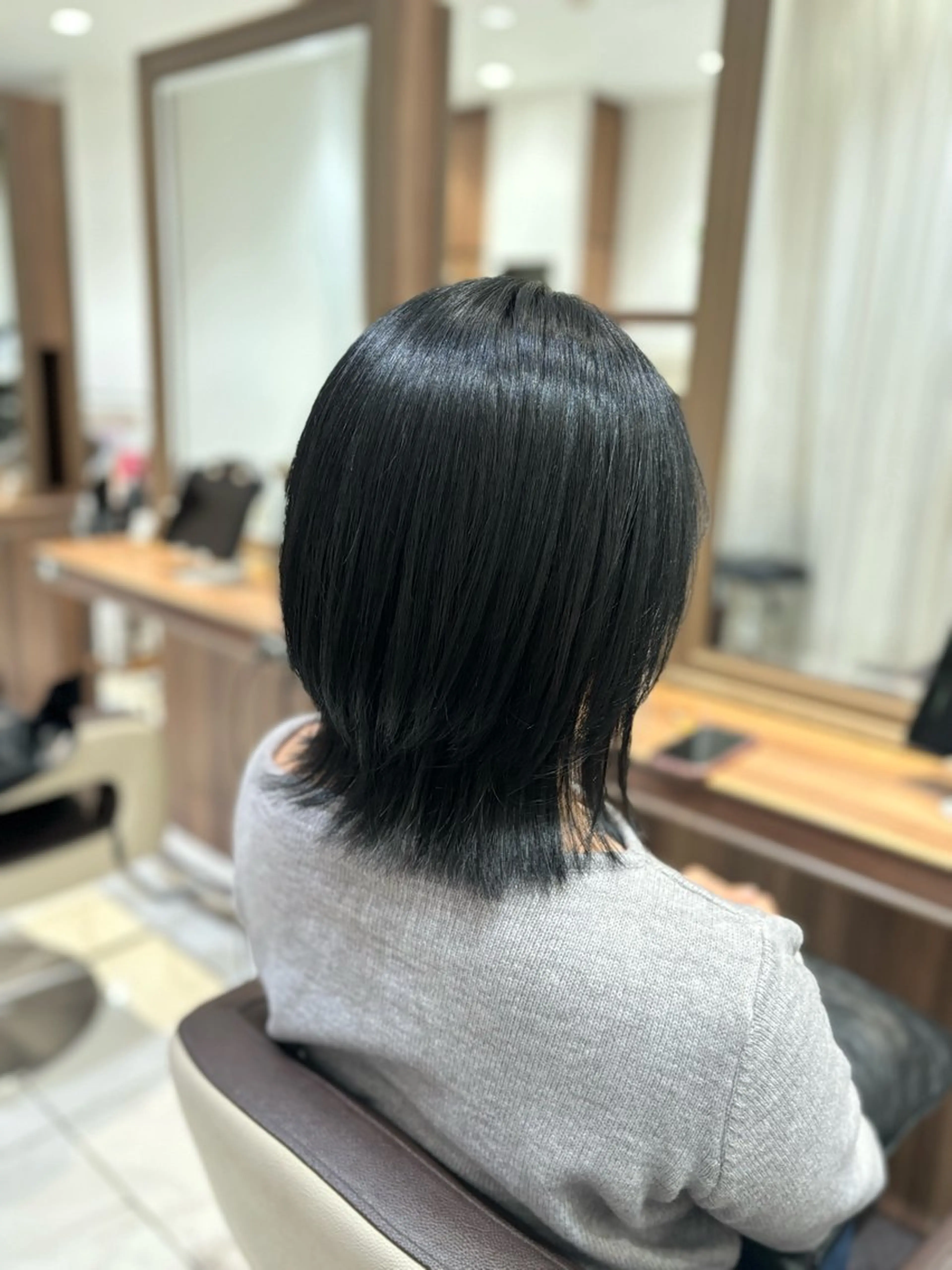 ミディアム カラー ゆるふわパーマ🌸/ ハイトーン/あゆみのヘアスタイル