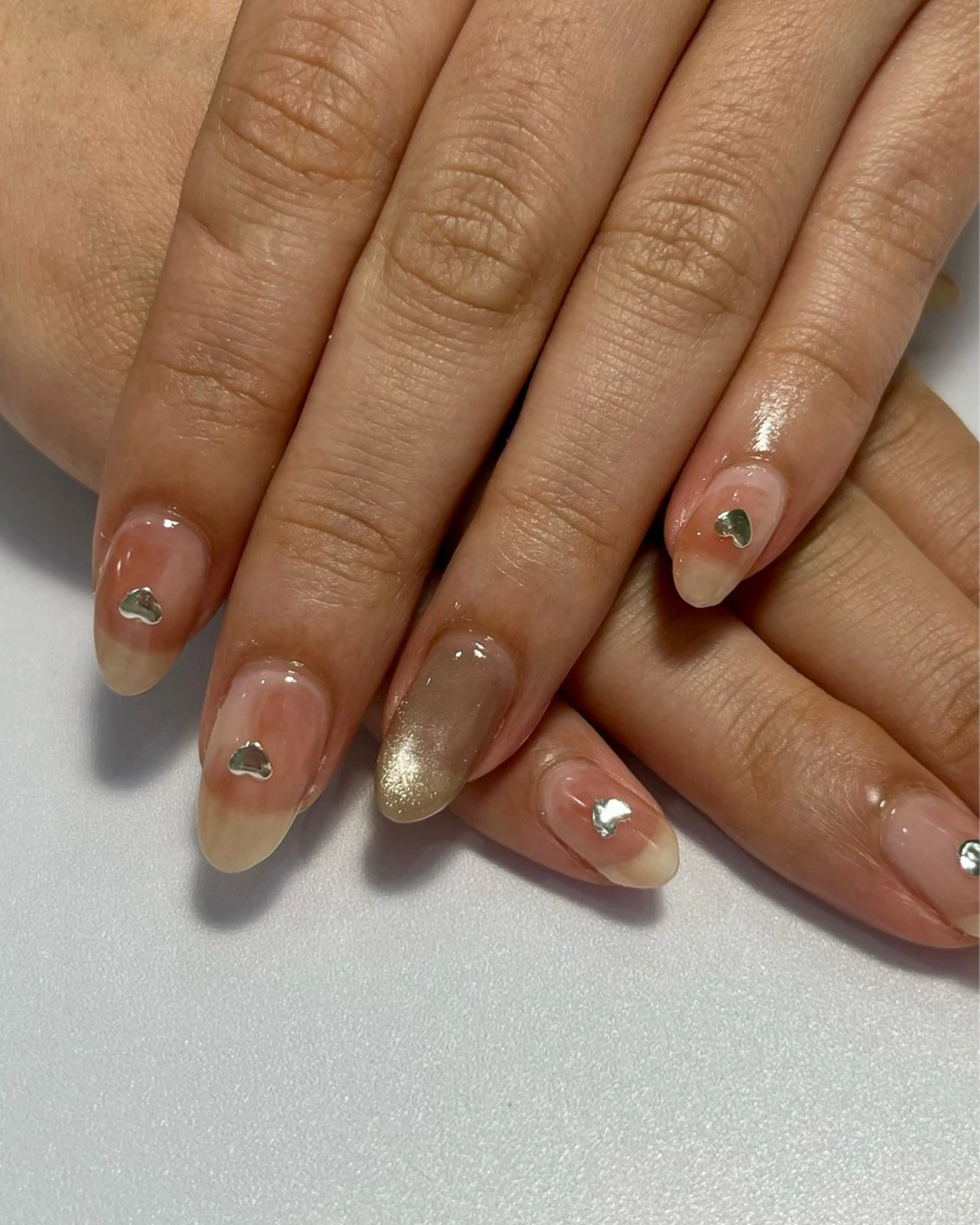 ネイル ラメ(グリッター) マグネットネイル ハンドネイル kanatsu yorikoのネイルデザイン