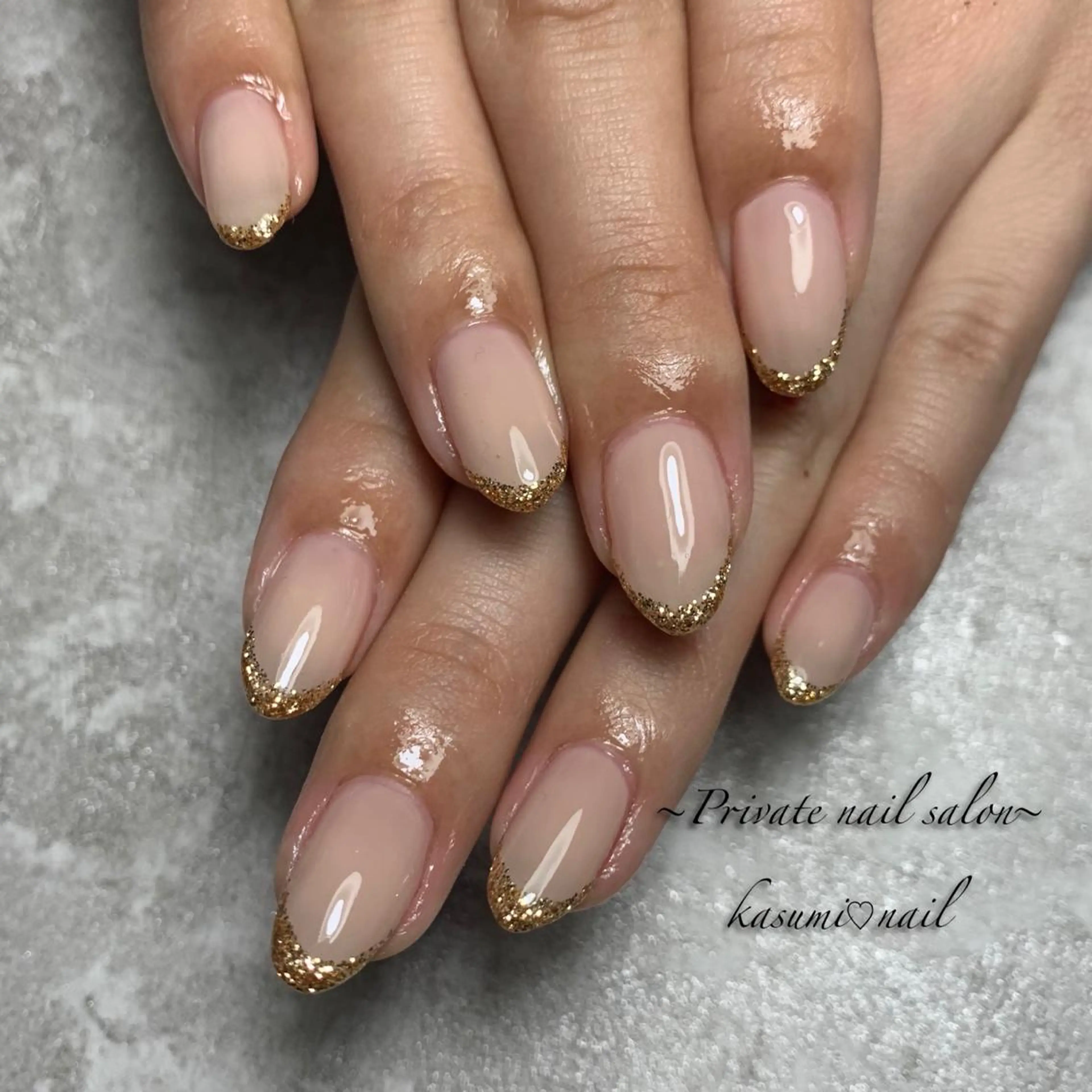 ネイル マグネットネイル ミラーネイル ニュアンスネイル KASUMI♡ Nailのネイルデザイン