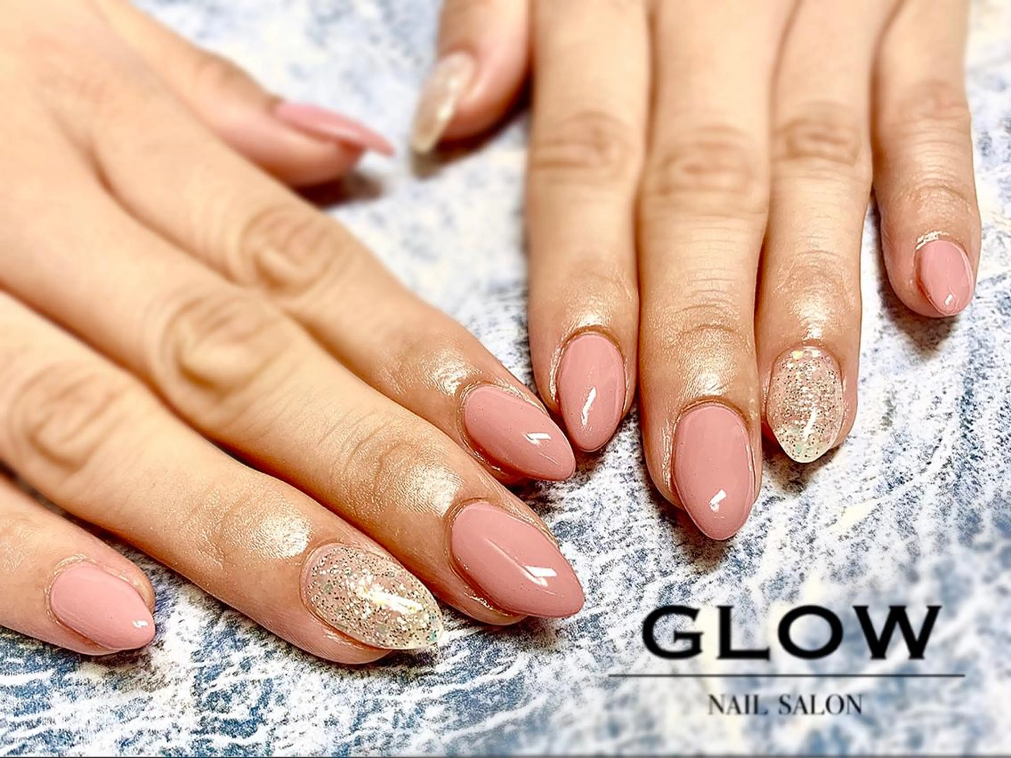 ロング ネイル ハンドネイル NAIL SALON GLOWのネイルデザイン