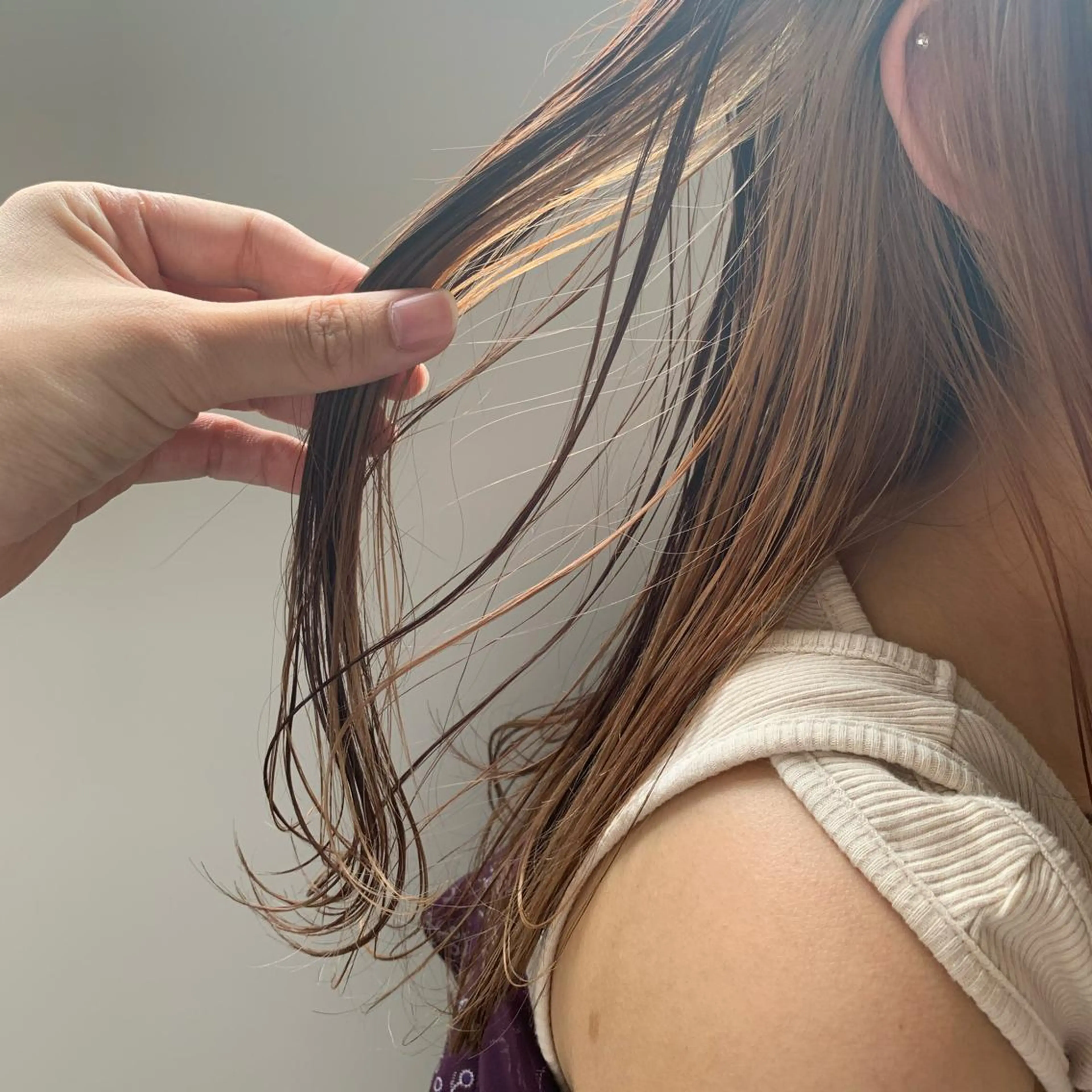 セミロング カラー インナーカラー カット ヘアカラー トリートメント amy.所属・メンズカットパーマ/ ブリーチ高柳将太のヘアスタイル
