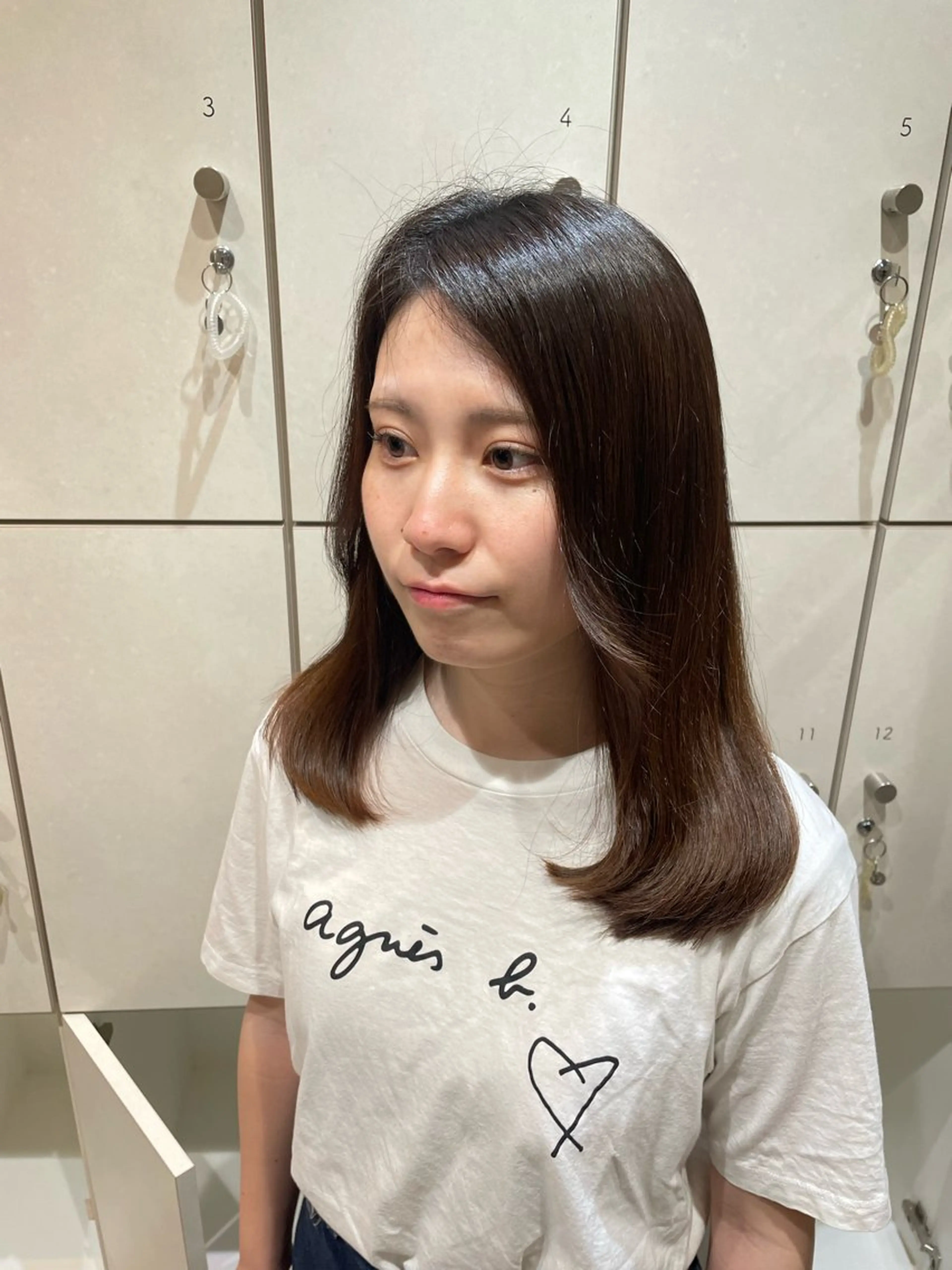 ロング レイヤーカット カット トリートメント 吉川沙知 /ナチュラルカラーのヘアスタイル