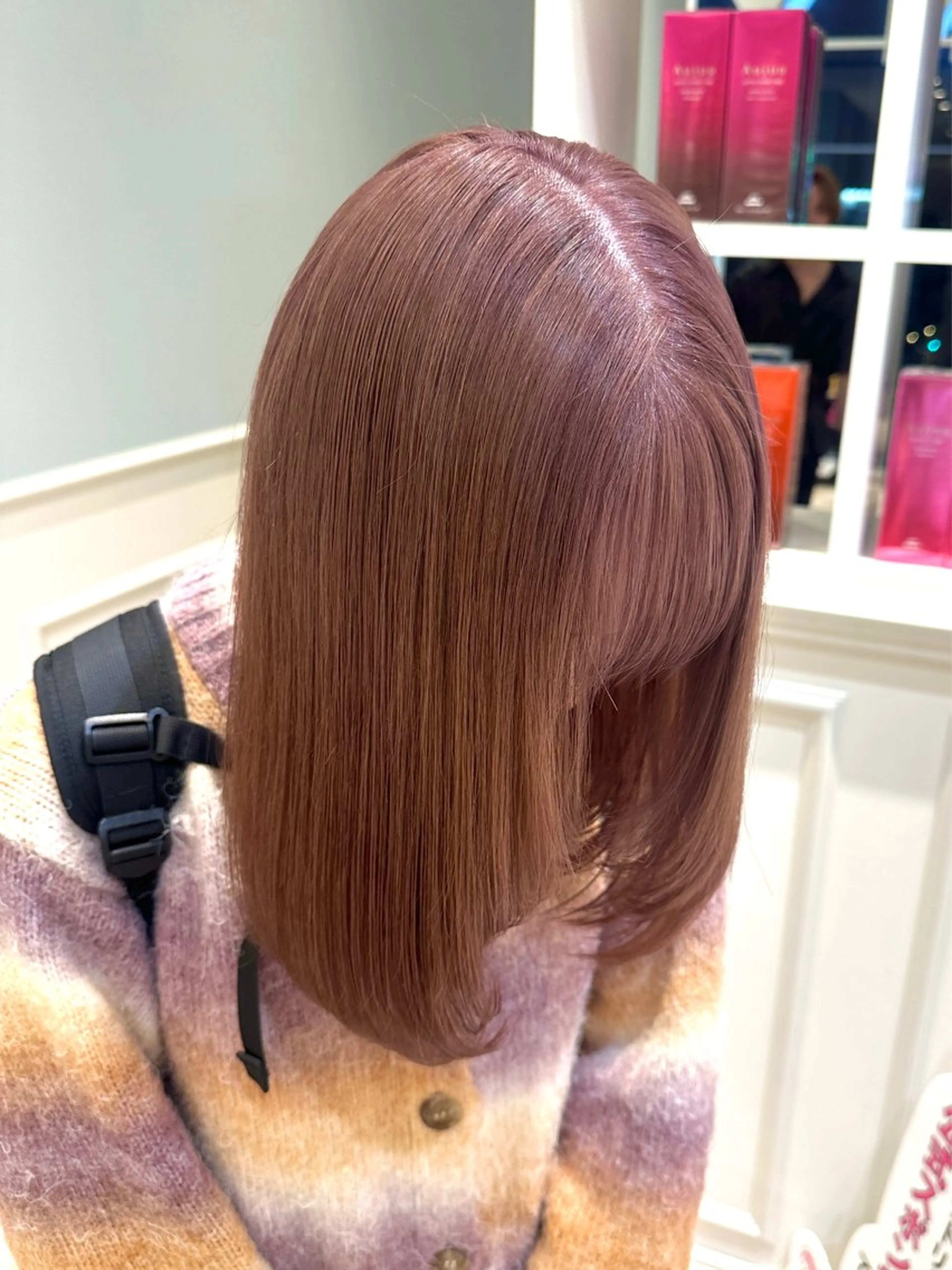 ロング カラー ベージュカラー ブリーチ ピンクカラー ピンクベージュ 🌷レイヤーカット/ 透明感カラー🌷増田のヘアスタイル