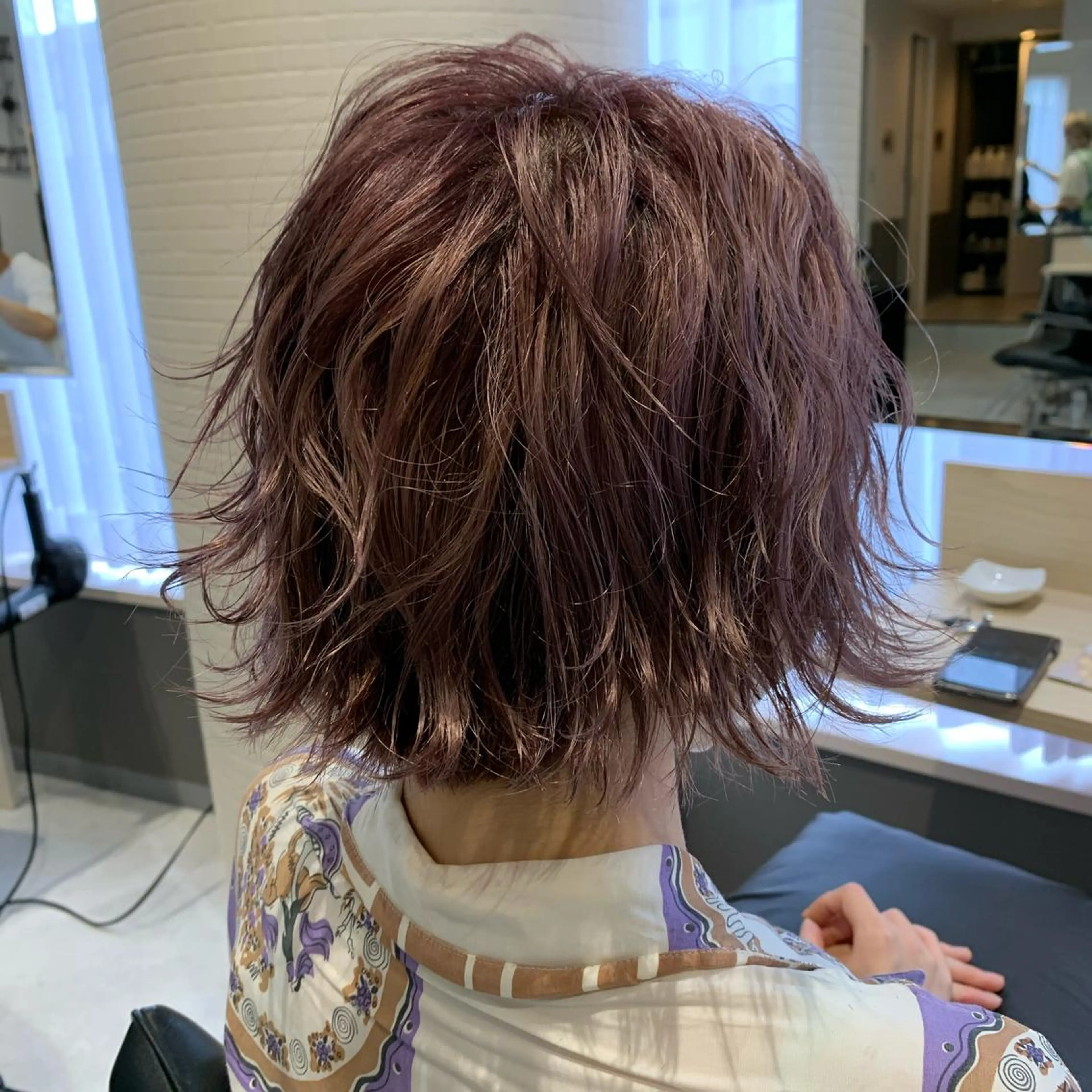 カラー ベージュカラー ピンクカラー ピンクベージュ 髪質改善専門店 Lucasのヘアスタイル