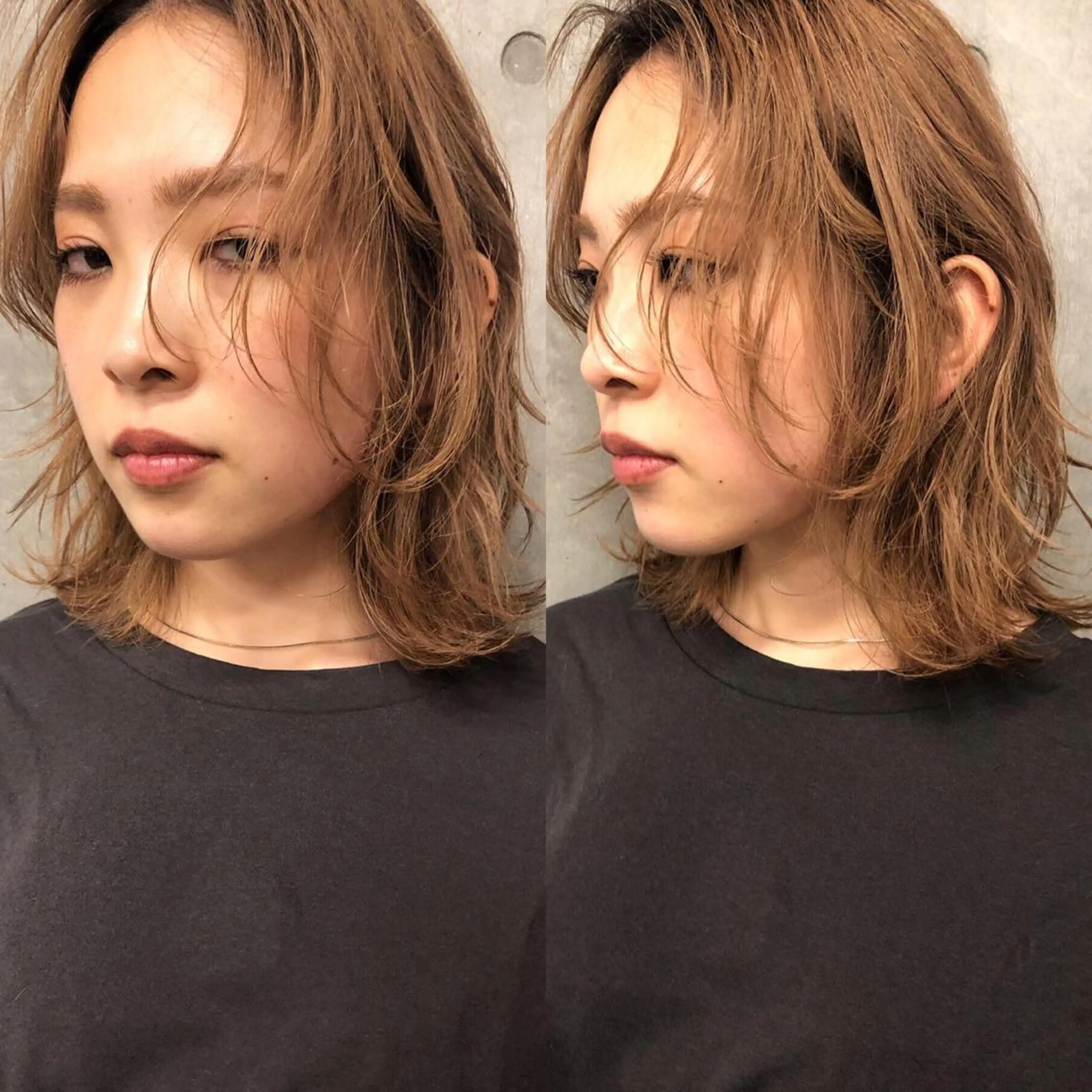 ミディアム カラー “ミニモ最高評価獲得 “代表"Kohei"のヘアスタイル