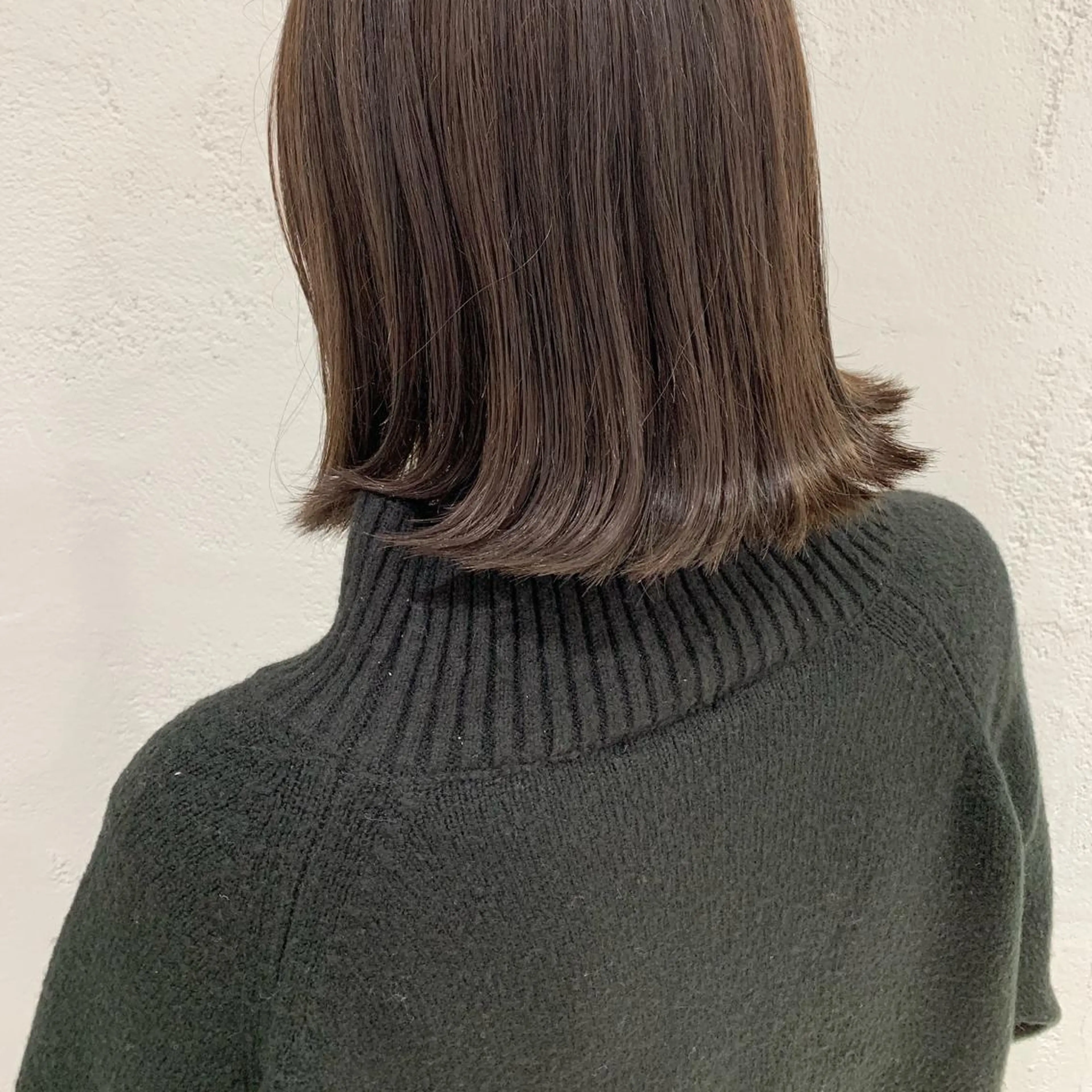 ミディアム カラー ヘアアレンジ 透明感カラー グレージュ 🫧透明感カラー/ ボブ/小笠原汐海🪽のヘアスタイル