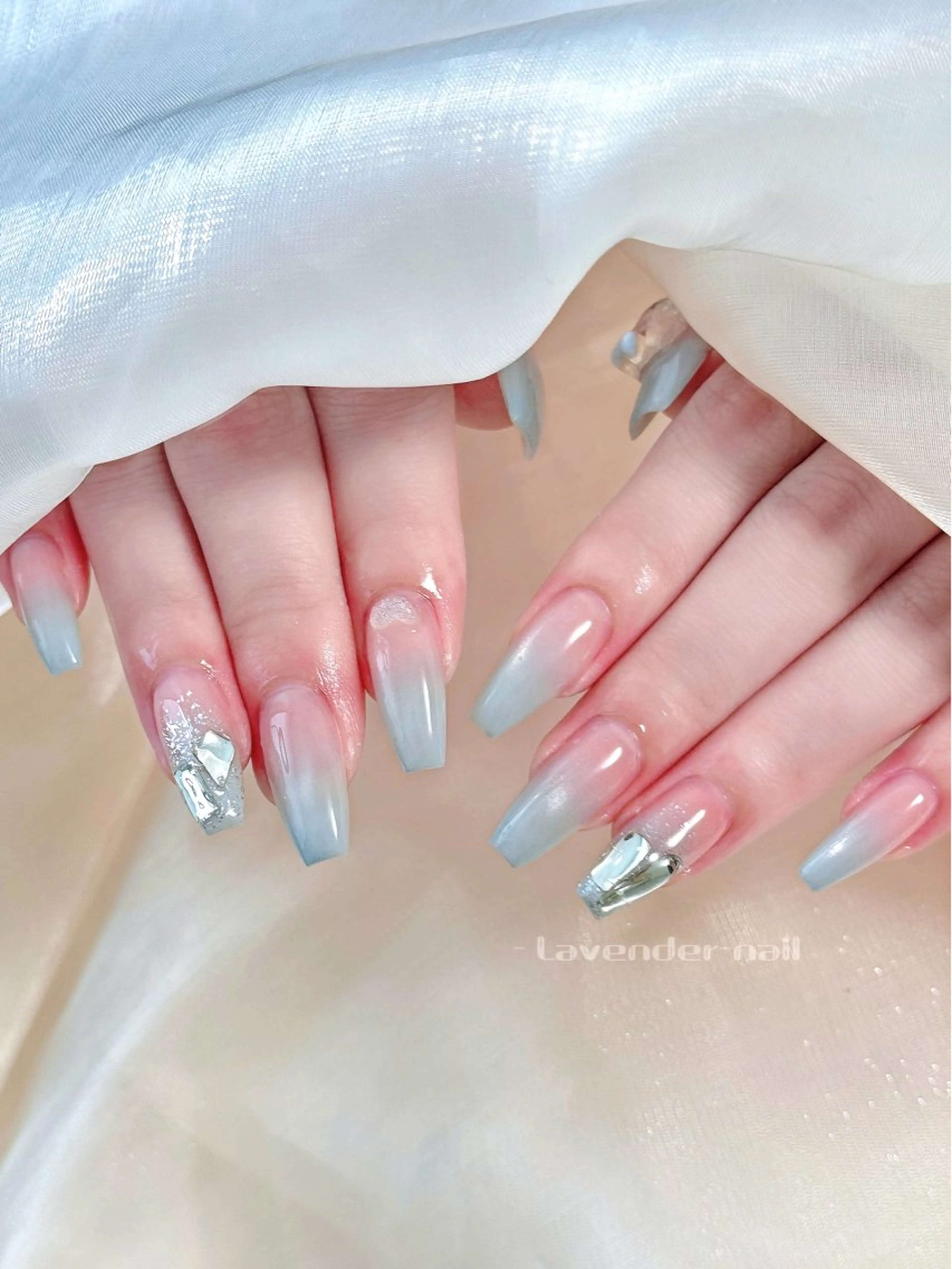 ネイル ハンドネイル Lavender nail·中島公園のネイルデザイン