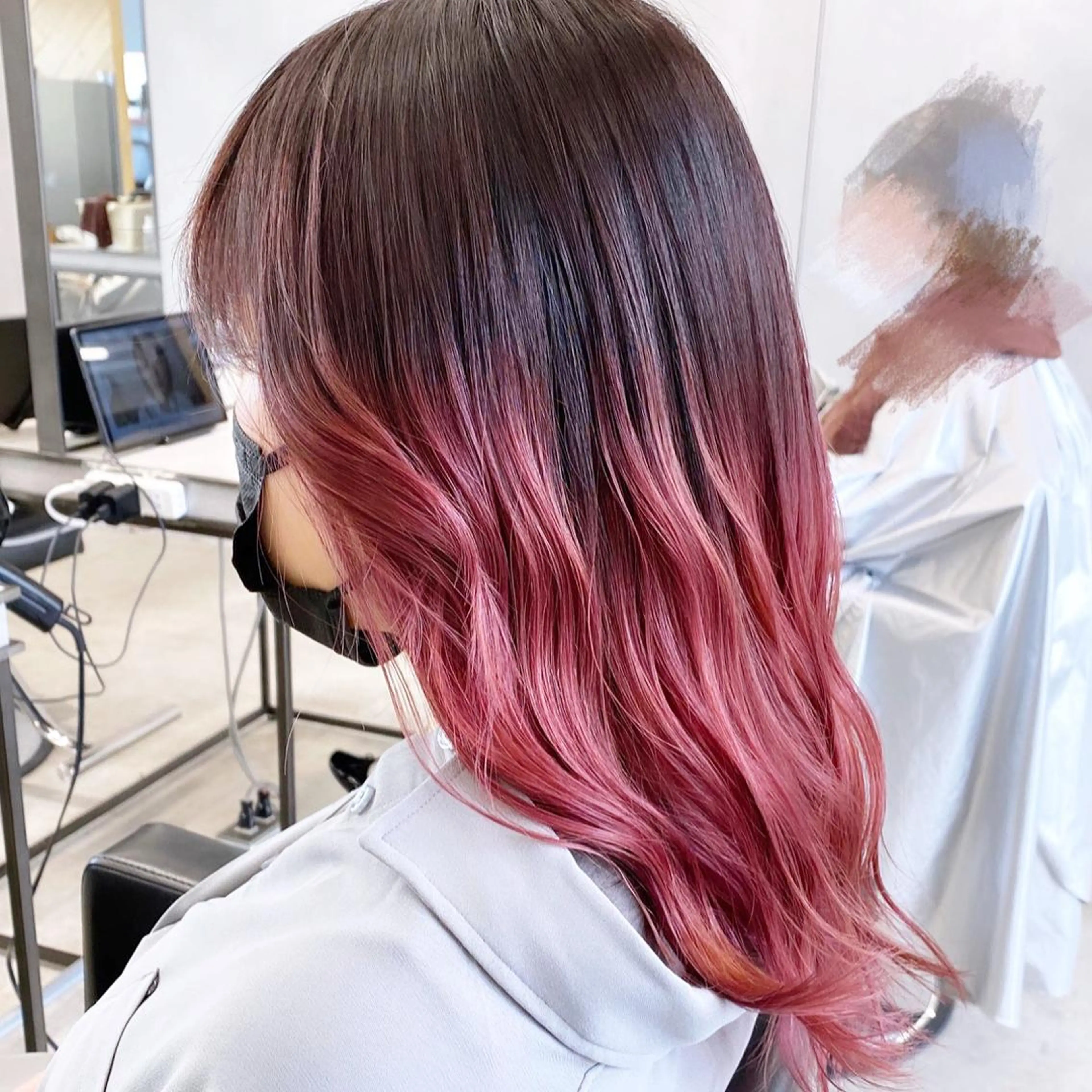 ミディアム カラー ヘアカラー トリートメント カラー系/カット特化 🟠オオタキマサシのヘアスタイル