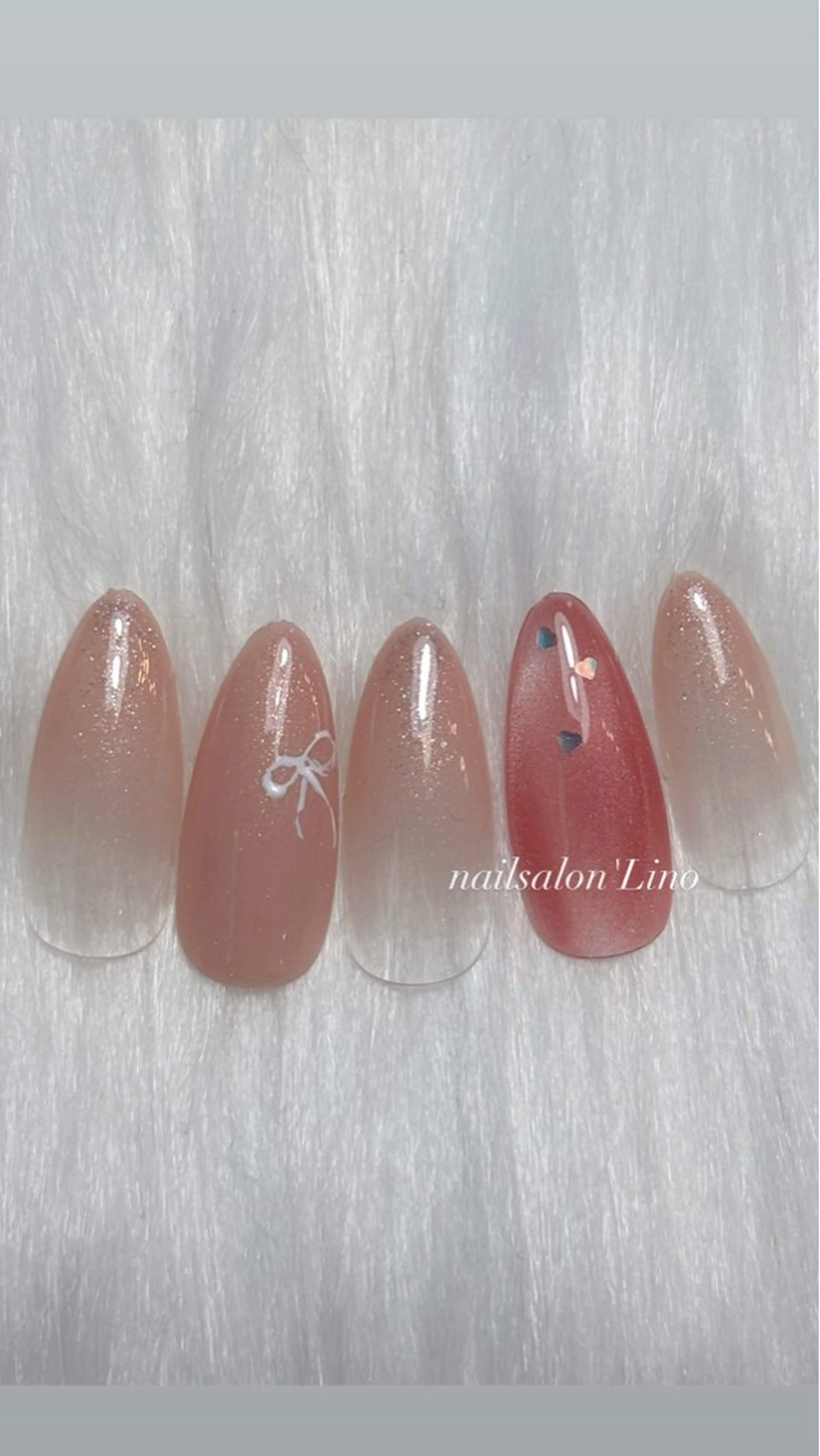 ネイル オフィスネイル ハンドネイル Lino𓂃⟡.· Chizuruのネイルデザイン