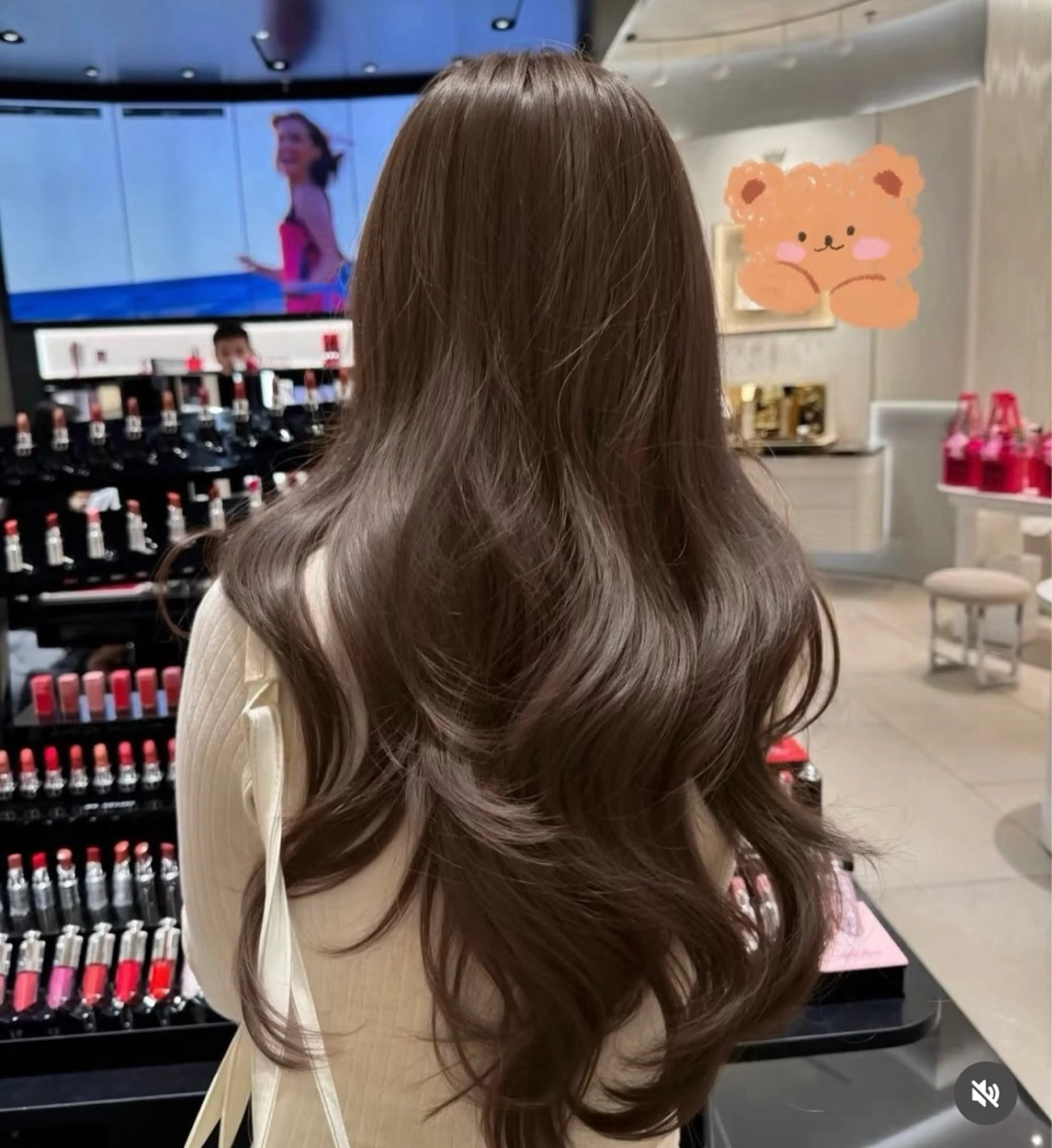 ロング カット ヘアカラー トリートメント 髪質改善/艶カラー HANAのヘアスタイル