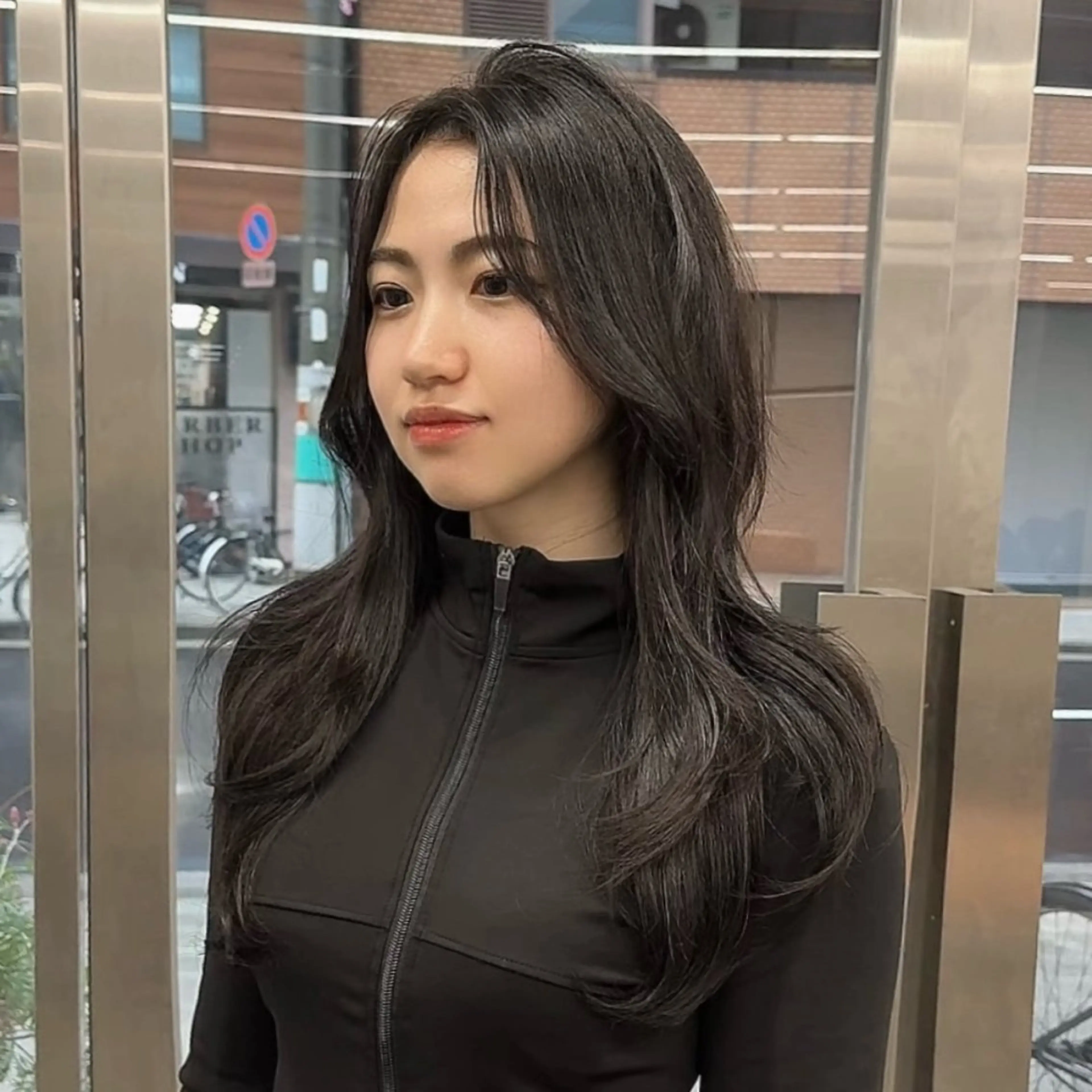 ロング カット ITSUKI/海外× 韓国レイヤーのヘアスタイル