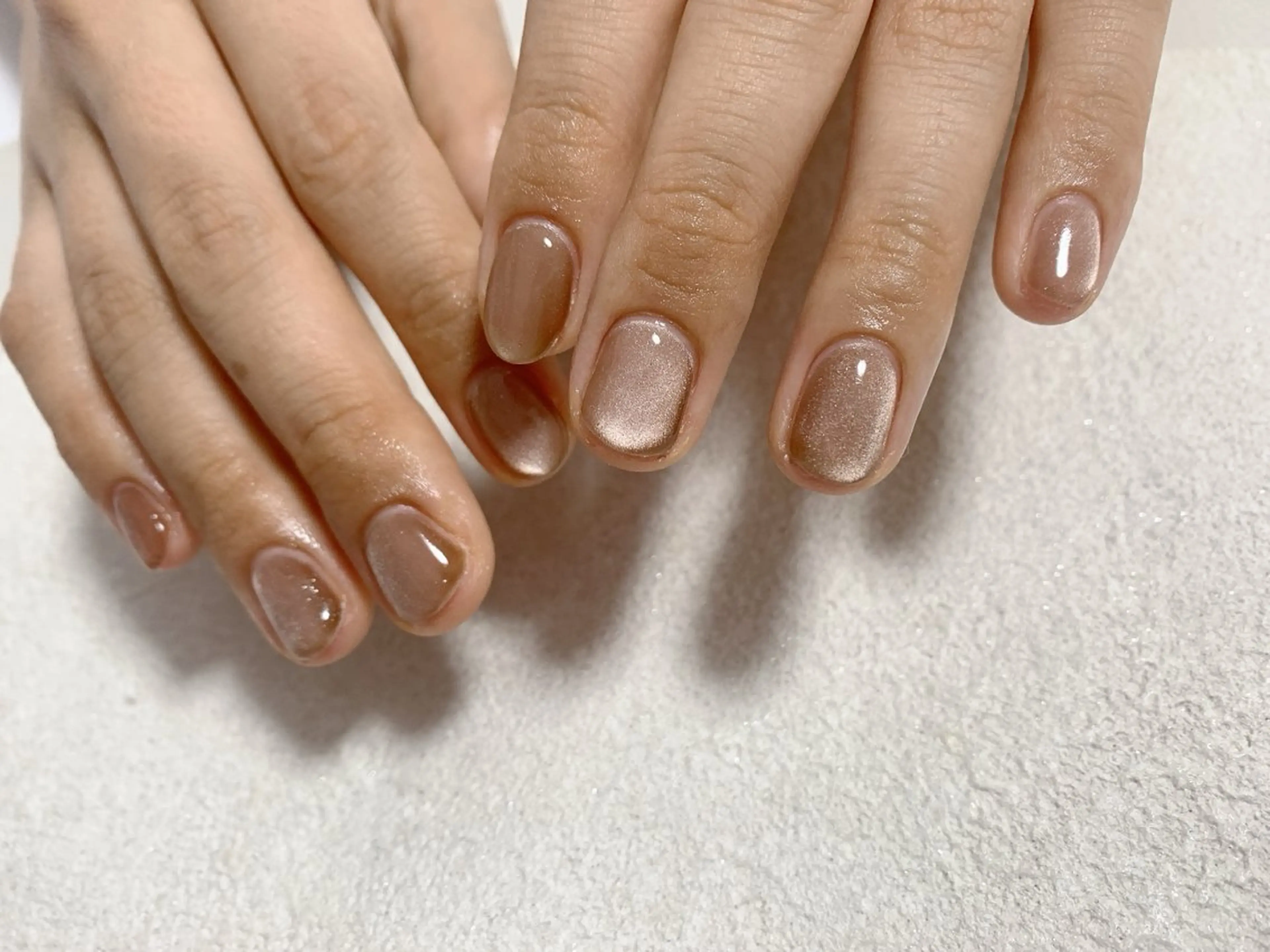 ネイル ジェルネイル キラキラネイル マグネットネイル メンズネイル パラジェル kiki nail たまプラーザのネイルデザイン