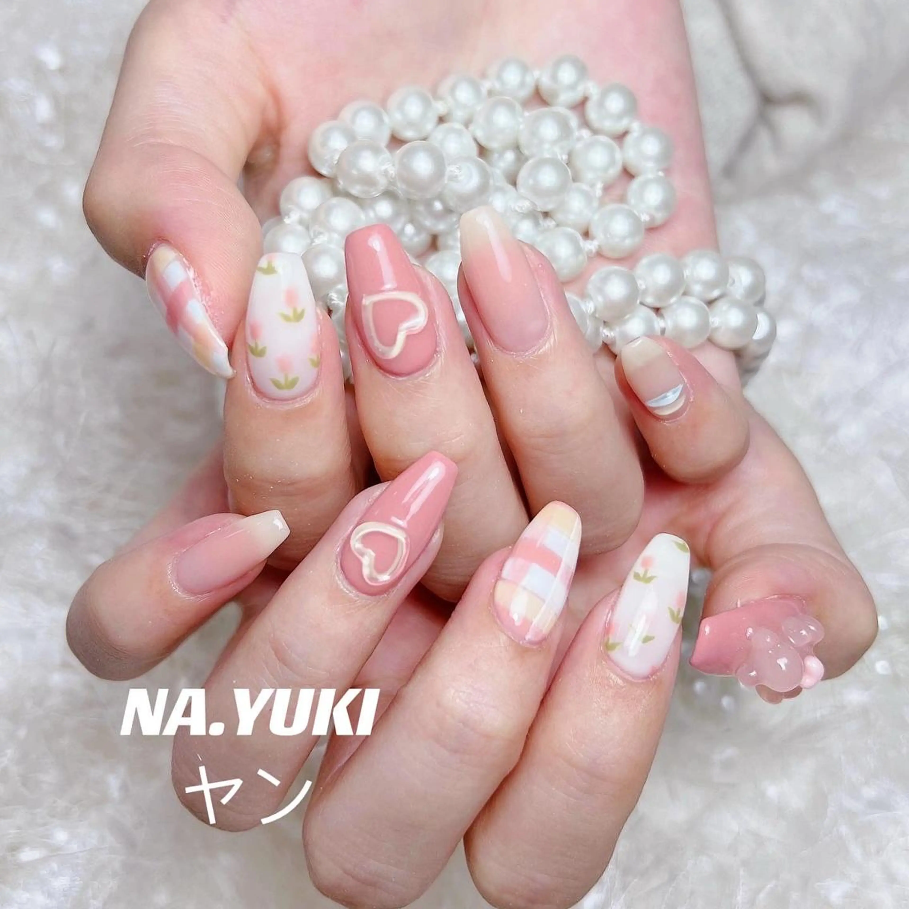 ネイル ハンドネイル 🎀 moo～ 🎀のネイルデザイン