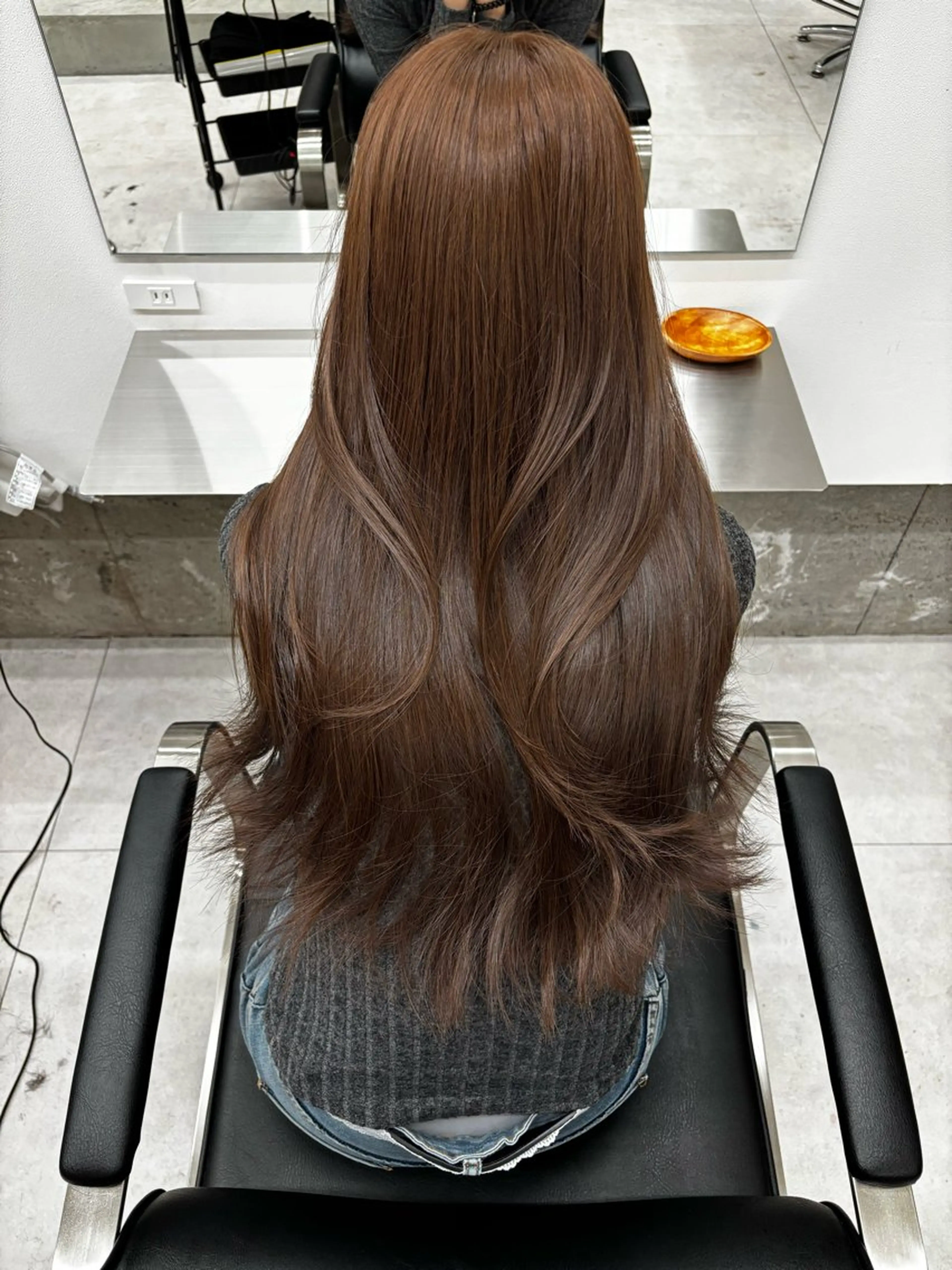 ロング カラー ブラウンカラー モカブラウン カット ヘアカラー トリートメント うる艶カラー ✨🧸KOTAROのヘアスタイル