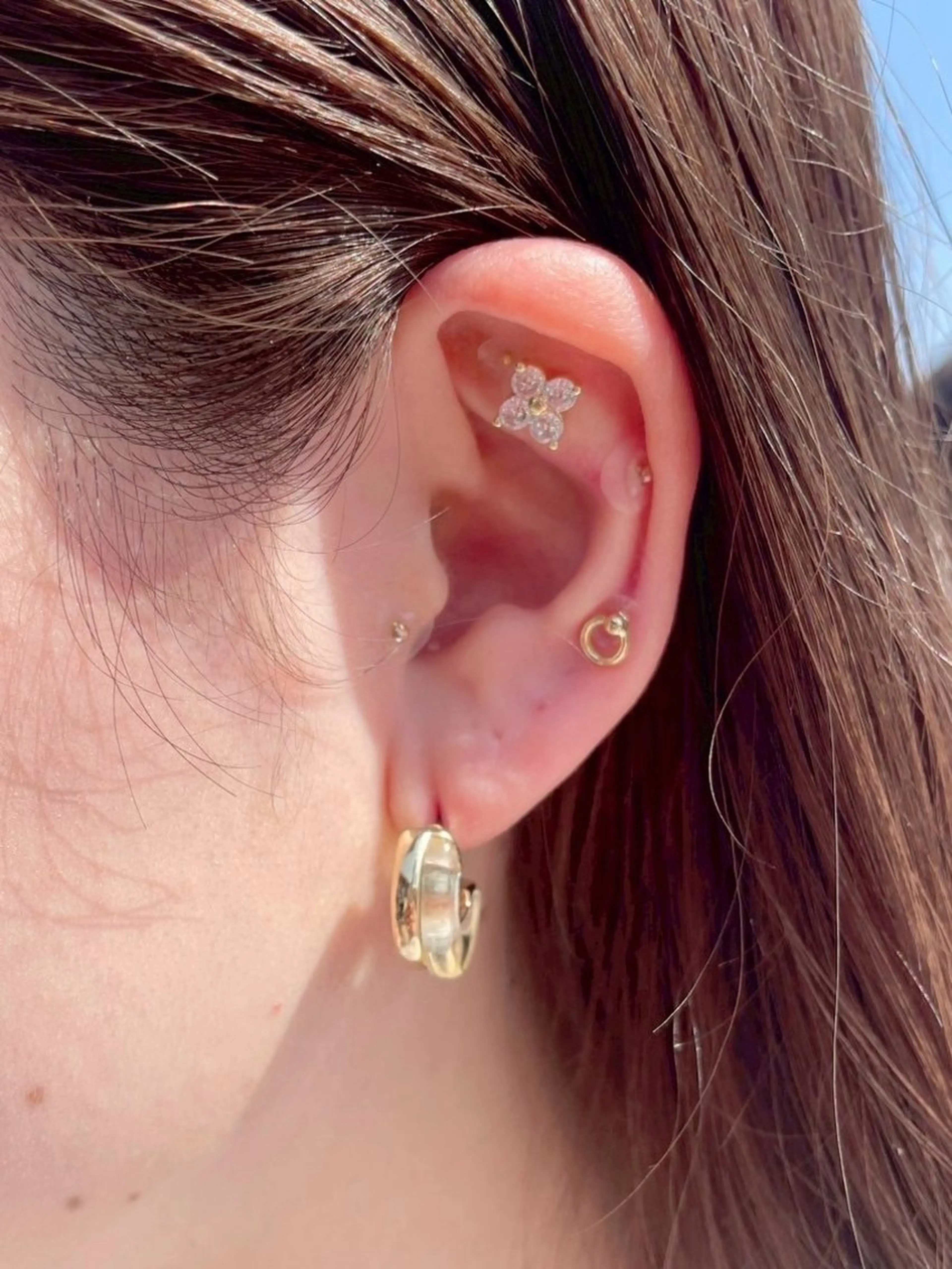 【耳ツボジュエリー💎両耳パーツ10粒】おしゃれに可愛くツボを刺激⭐︎の写真