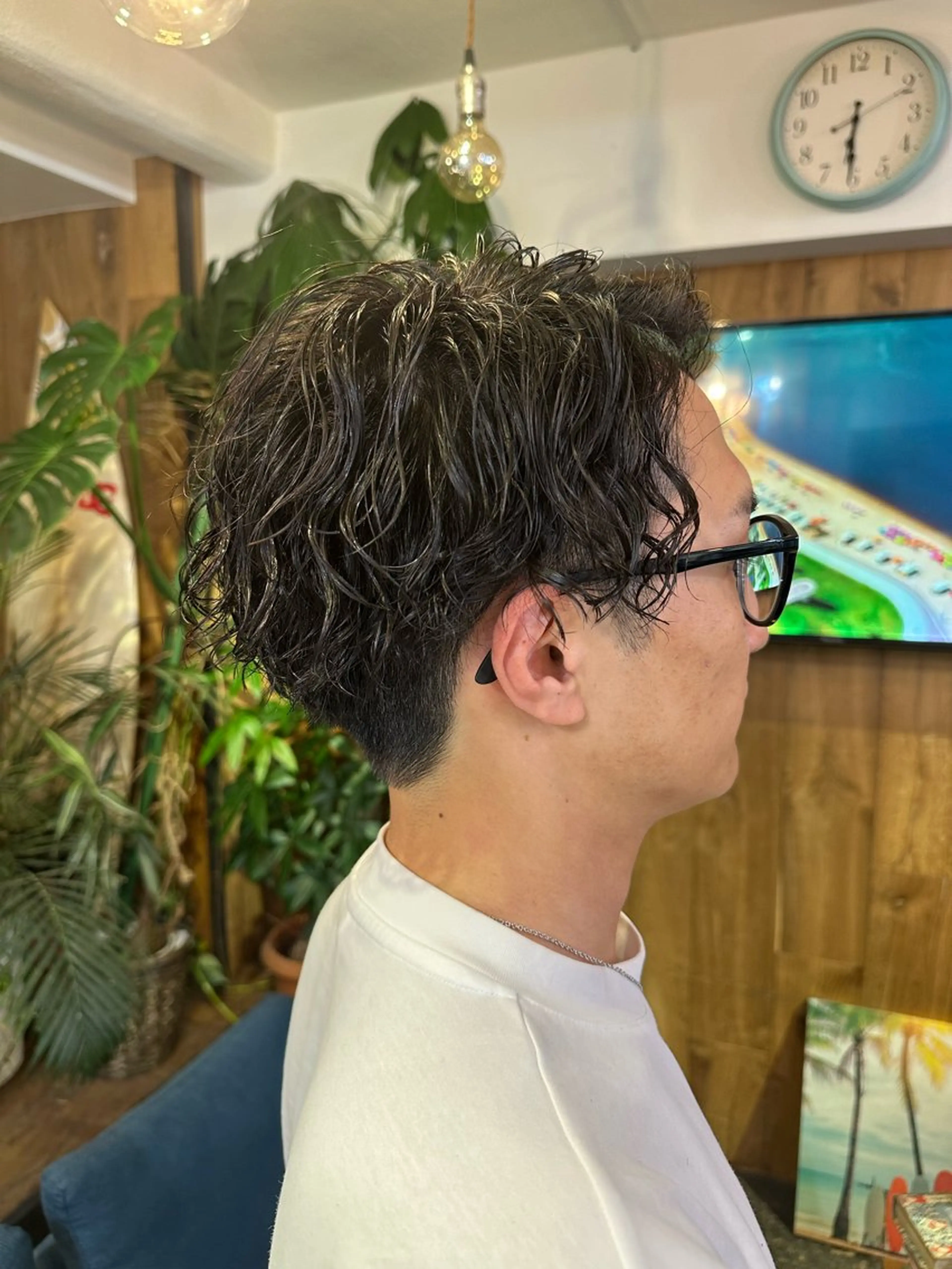 パーマ メンズ hair living Liko池袋東口店【ヘアーリビング　リコ】所属・🌱透明感カラー☘️ TOYO🌱のヘアスタイル