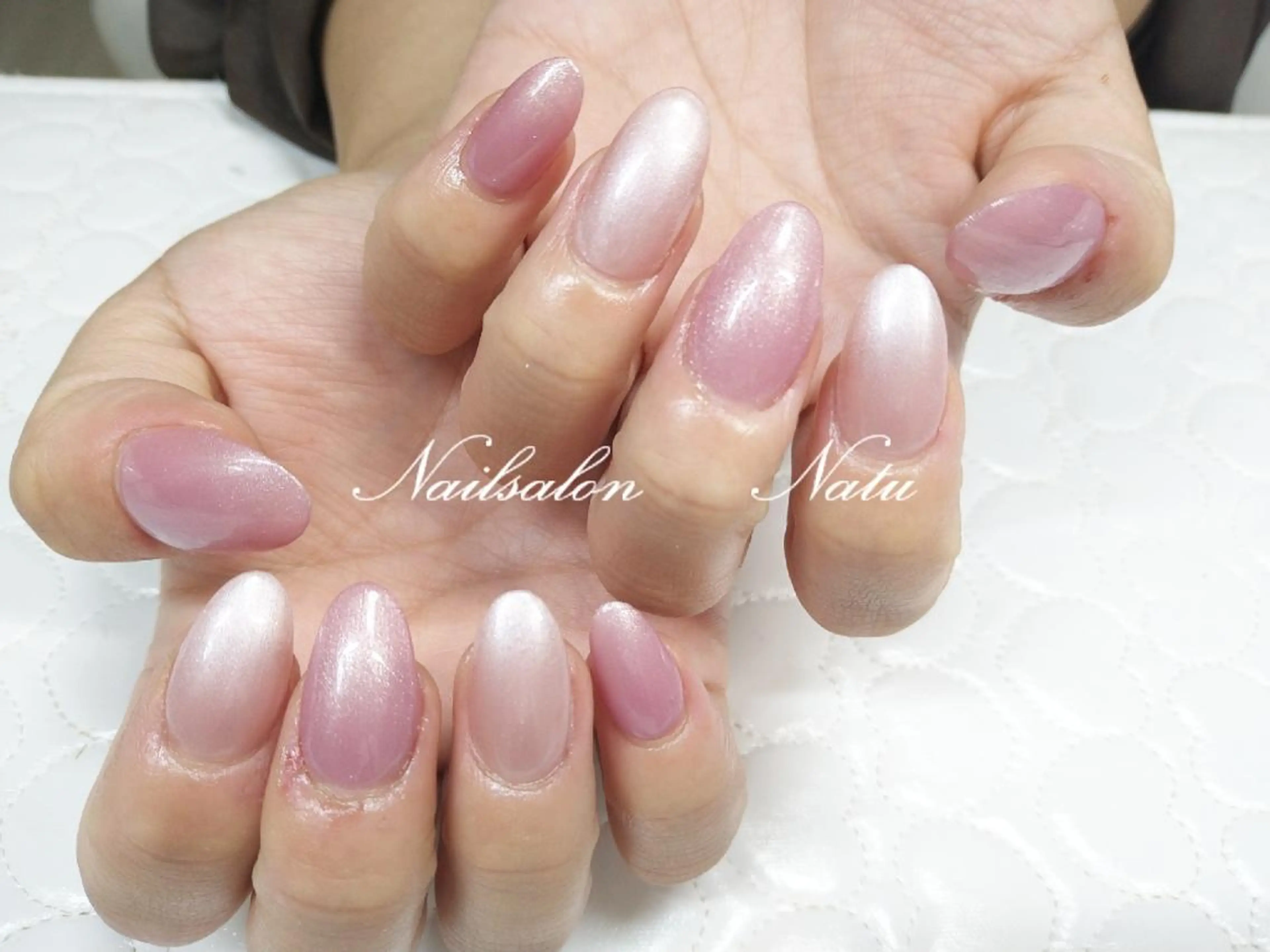 ネイル 長さ出し ショートネイル nailsalon　 Natuのネイルデザイン