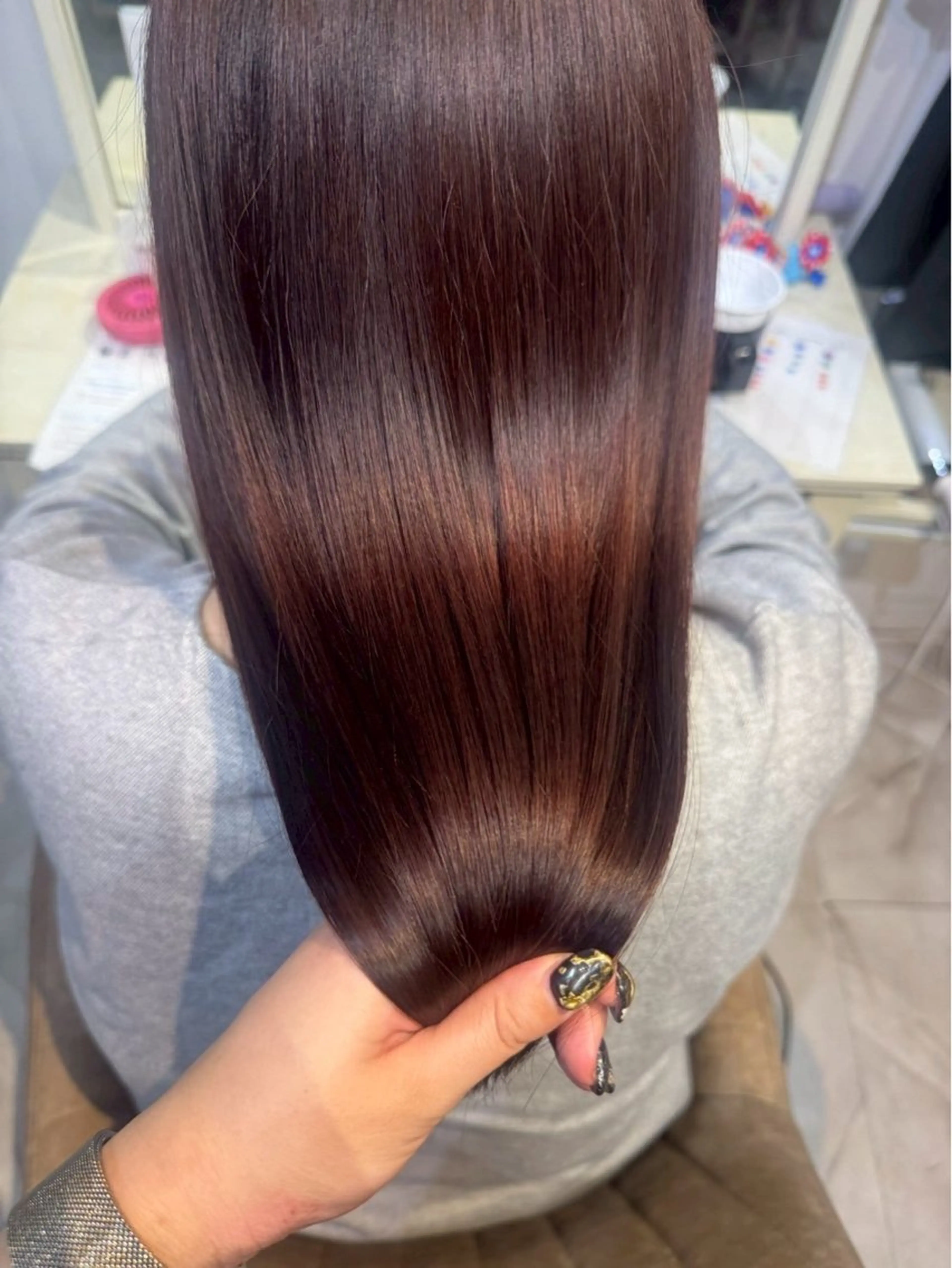 ロング 酸性ストレート 縮毛矯正 トリートメント Fuu.by lupine所属・3日空きあり 🌟misatoのヘアスタイル