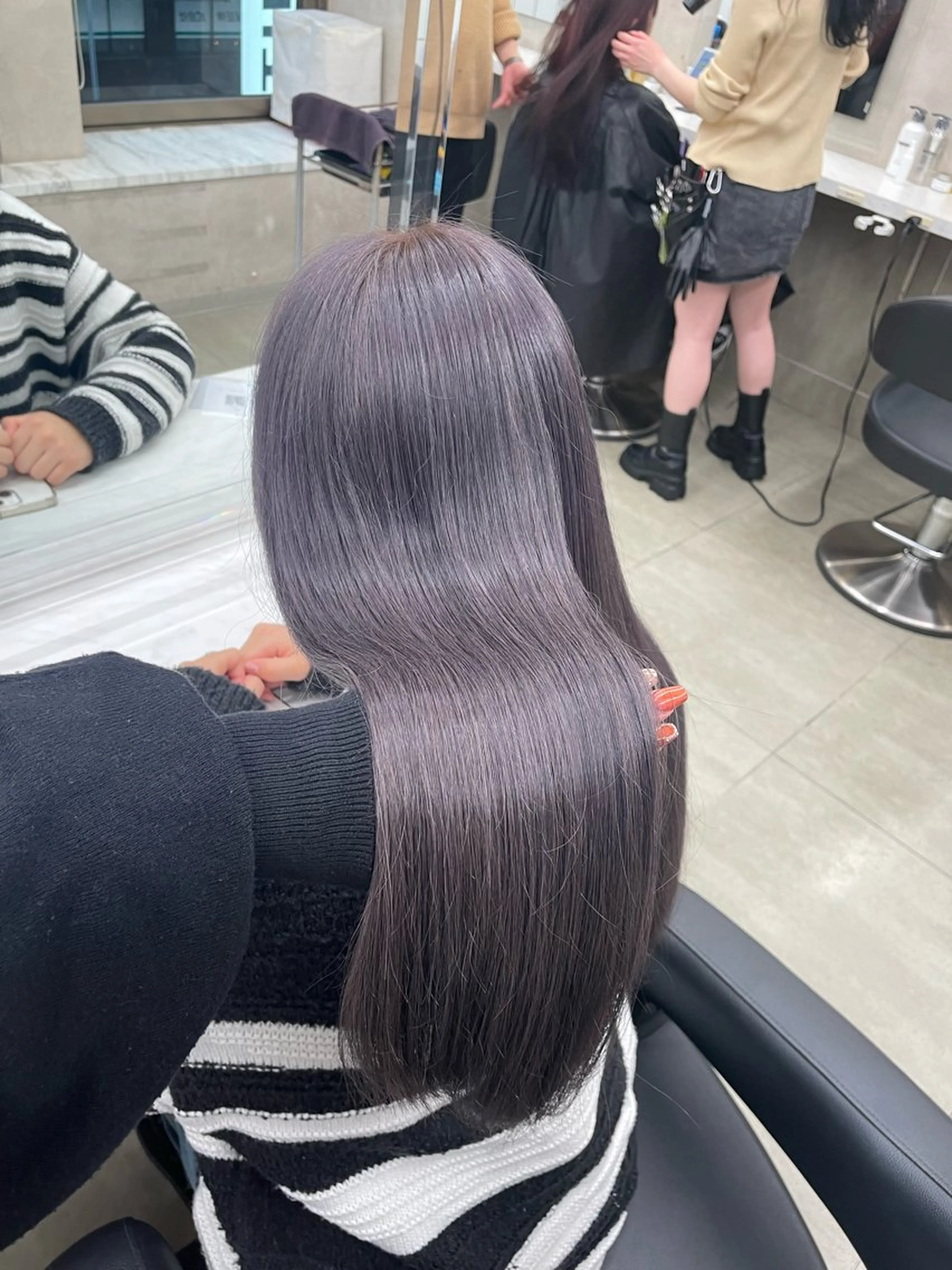 ロング カラー ヘアアレンジ ヘアカラー トリートメント ヘアセット 💗横浜美容室 💗HARUNAのヘアスタイル