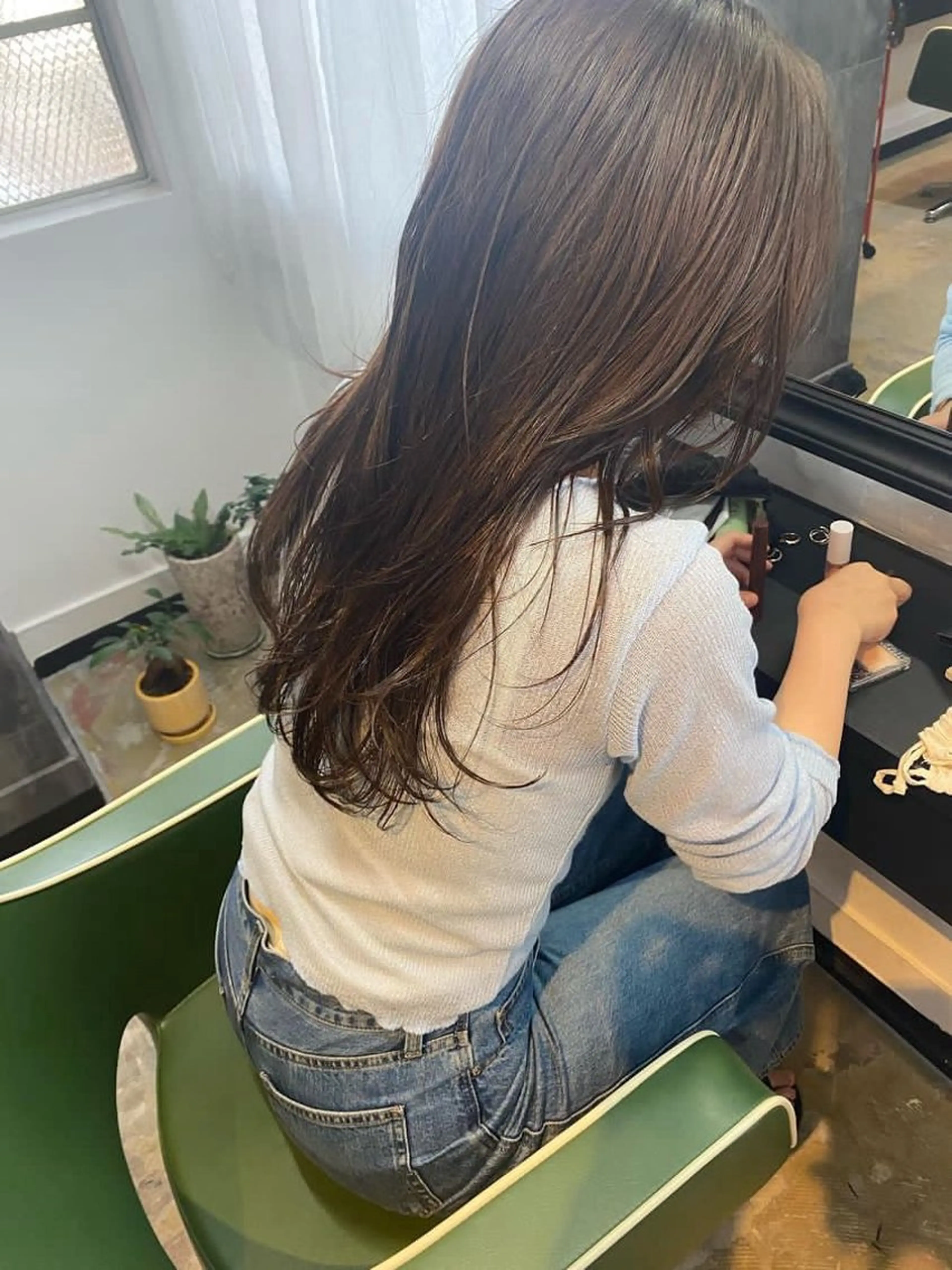 セミロング カラー パーマ ヘアアレンジ 広島/ボブ/レイヤー 🌿‬wakabaのヘアスタイル