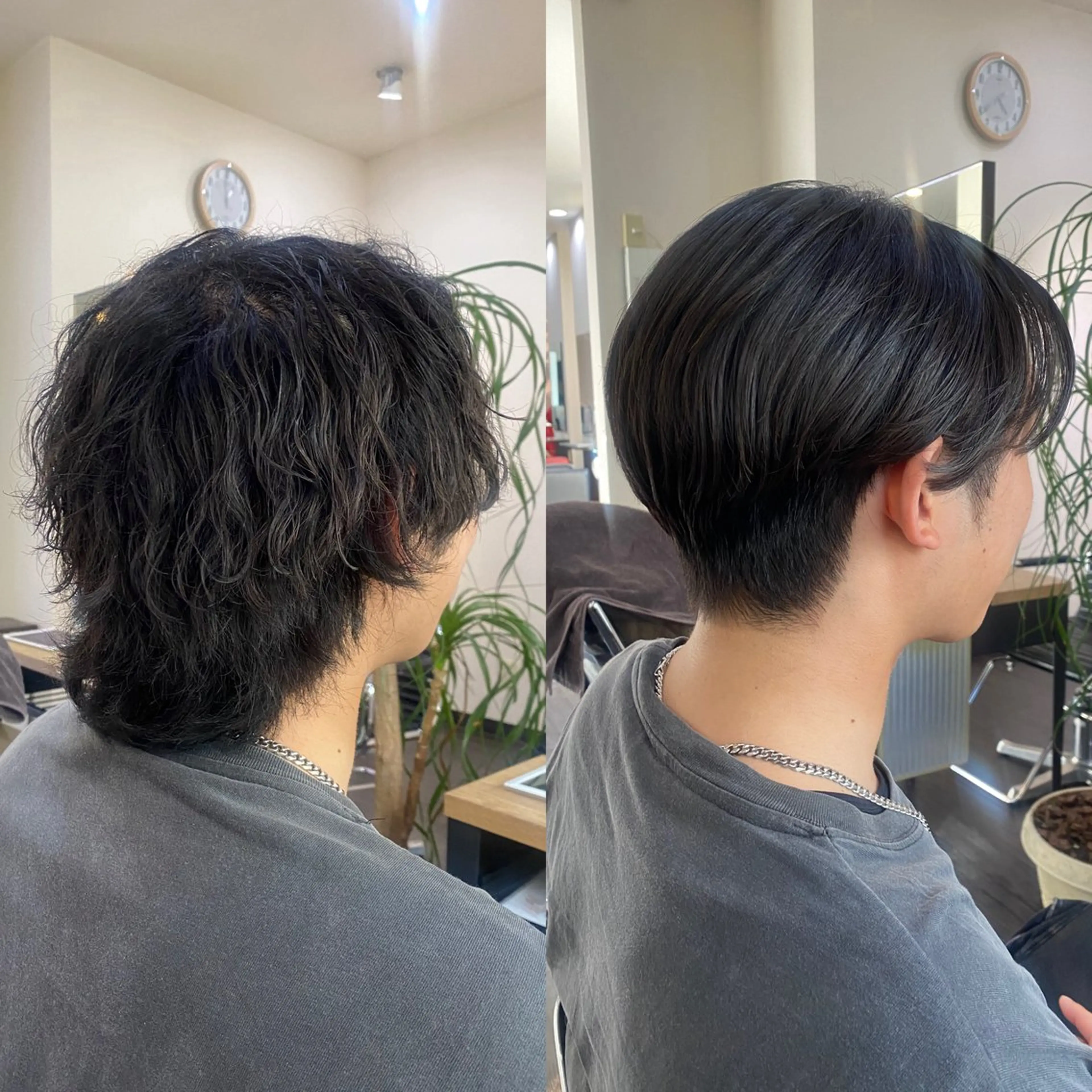 パーマ メンズ 髪質改善 縮毛矯正 酸熱トリートメント 縮毛矯正 髪質改善/縮毛/小林 水葵のヘアスタイル